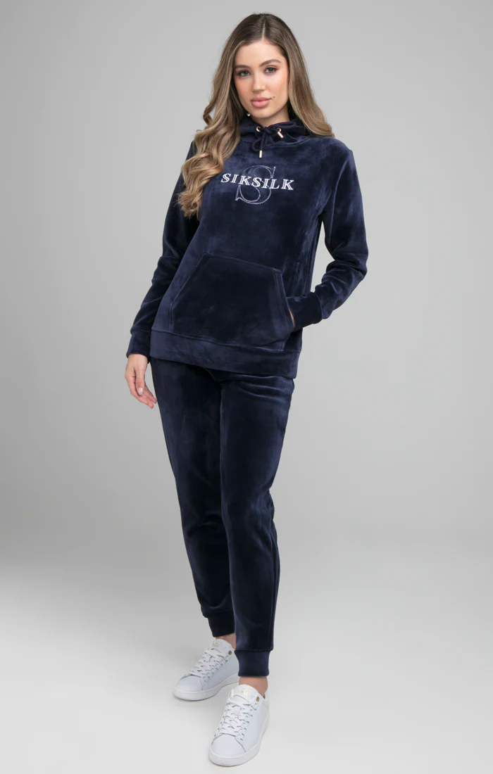SikSilk Epitome Overhead Hoodie - Navy - Image 3