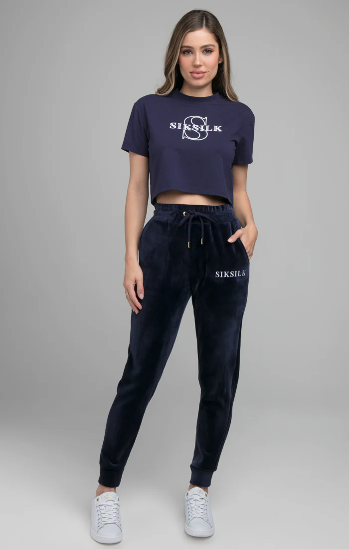 SikSilk Epitome Track Pants - Navy - Image 5
