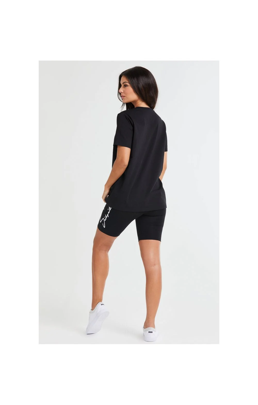 SikSilk Essential Boyfriend Tee - Black - Image 4