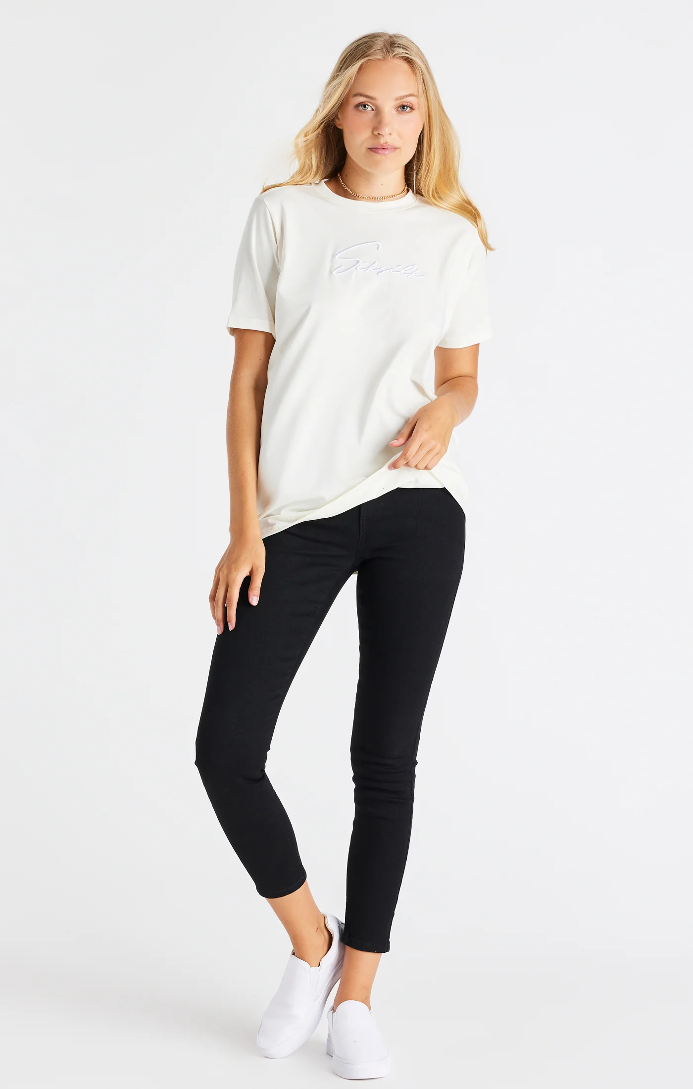Ecru Boyfriend T-Shirt - Image 3