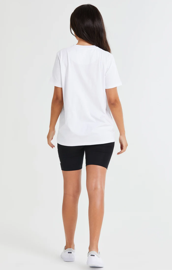 SikSilk Essential Boyfriend Tee - White - Image 5