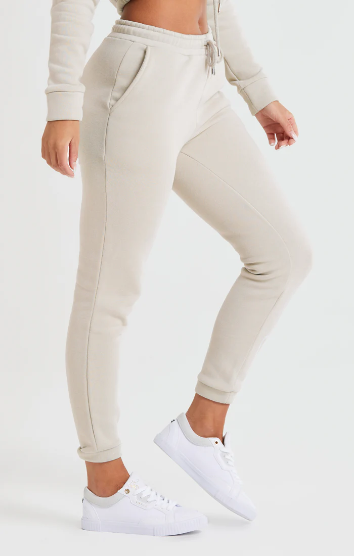 SikSilk Essential Jogger - Beige - Image 2
