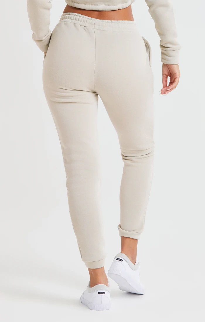 SikSilk Essential Jogger - Beige - Image 3