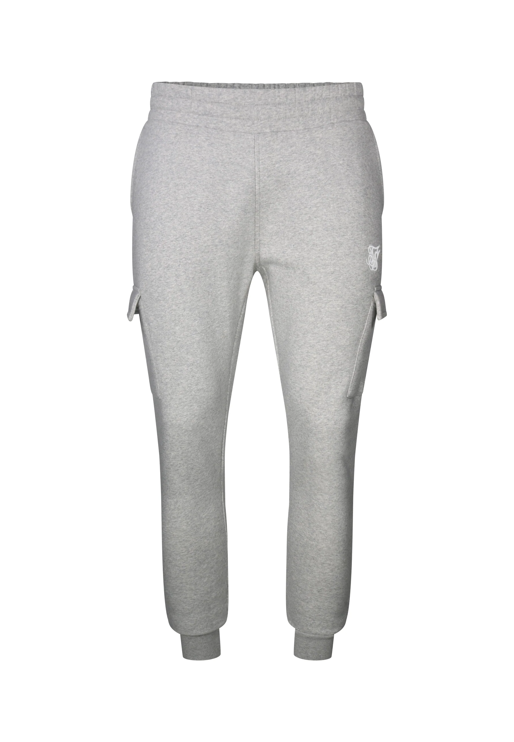 Grey Marl Essentials Cargo Joggers - Image 6