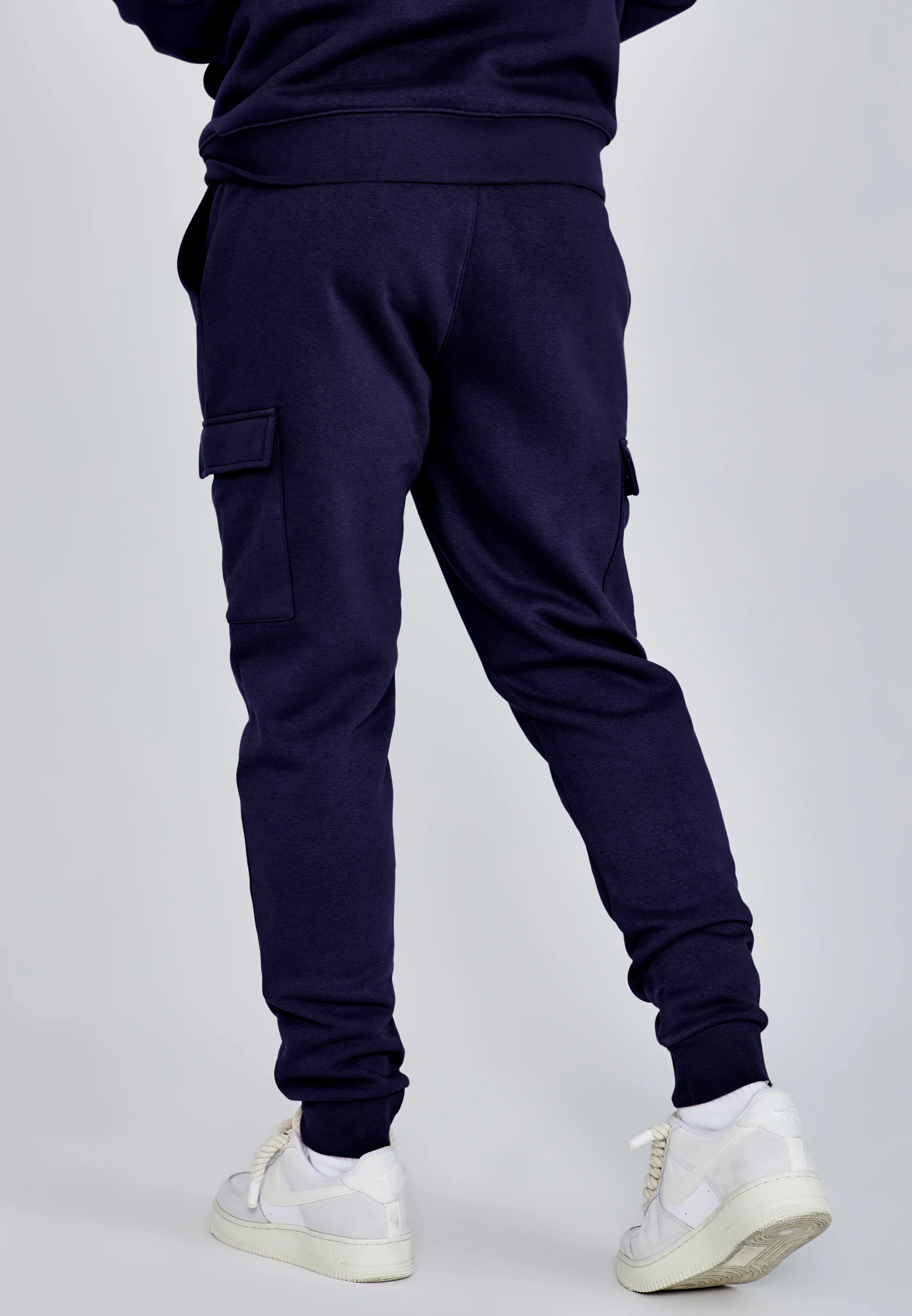 Navy Essentials Cargo Joggers - Image 4