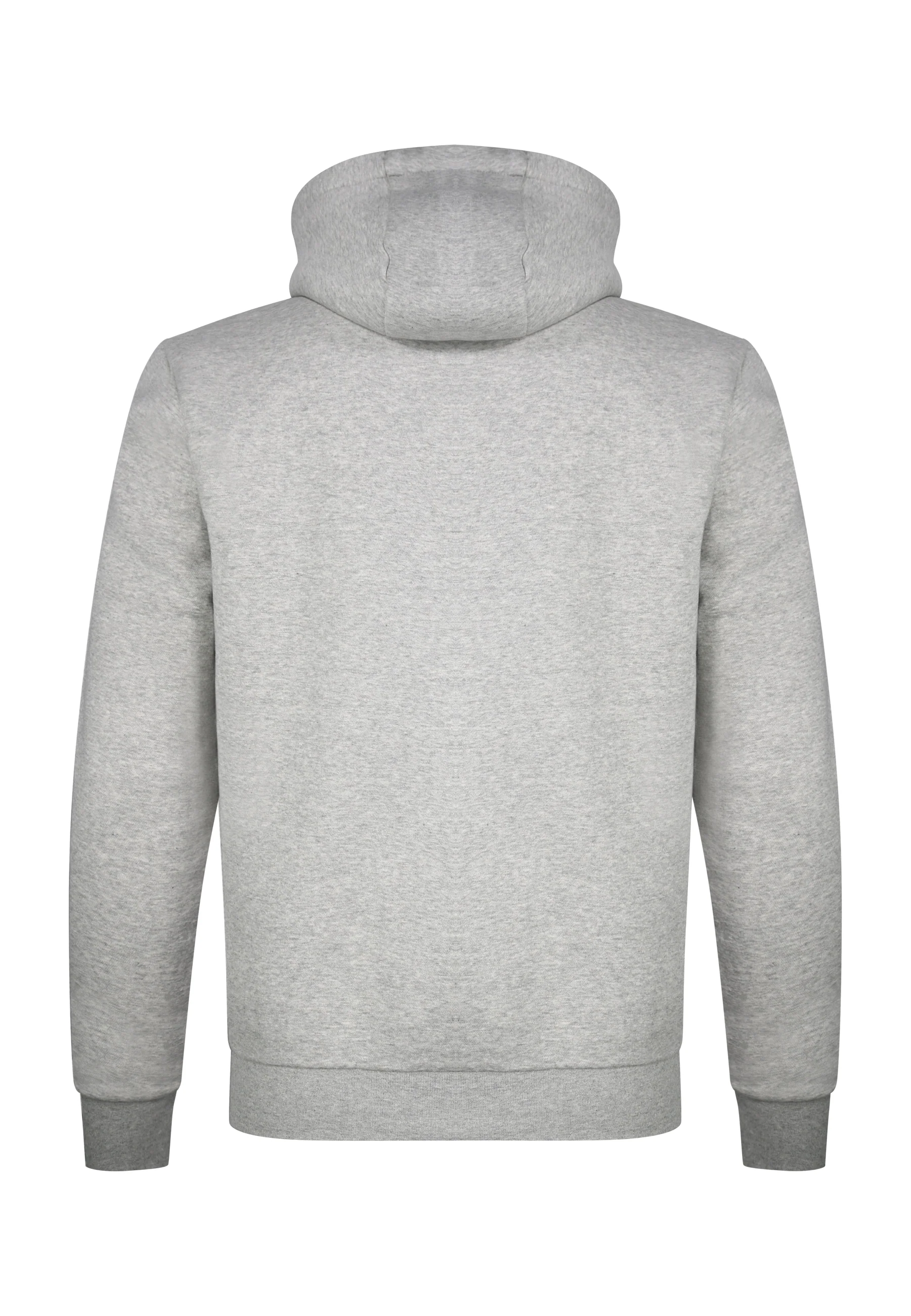 Grey Marl Essentials Full Zip Hoodie - Image 7