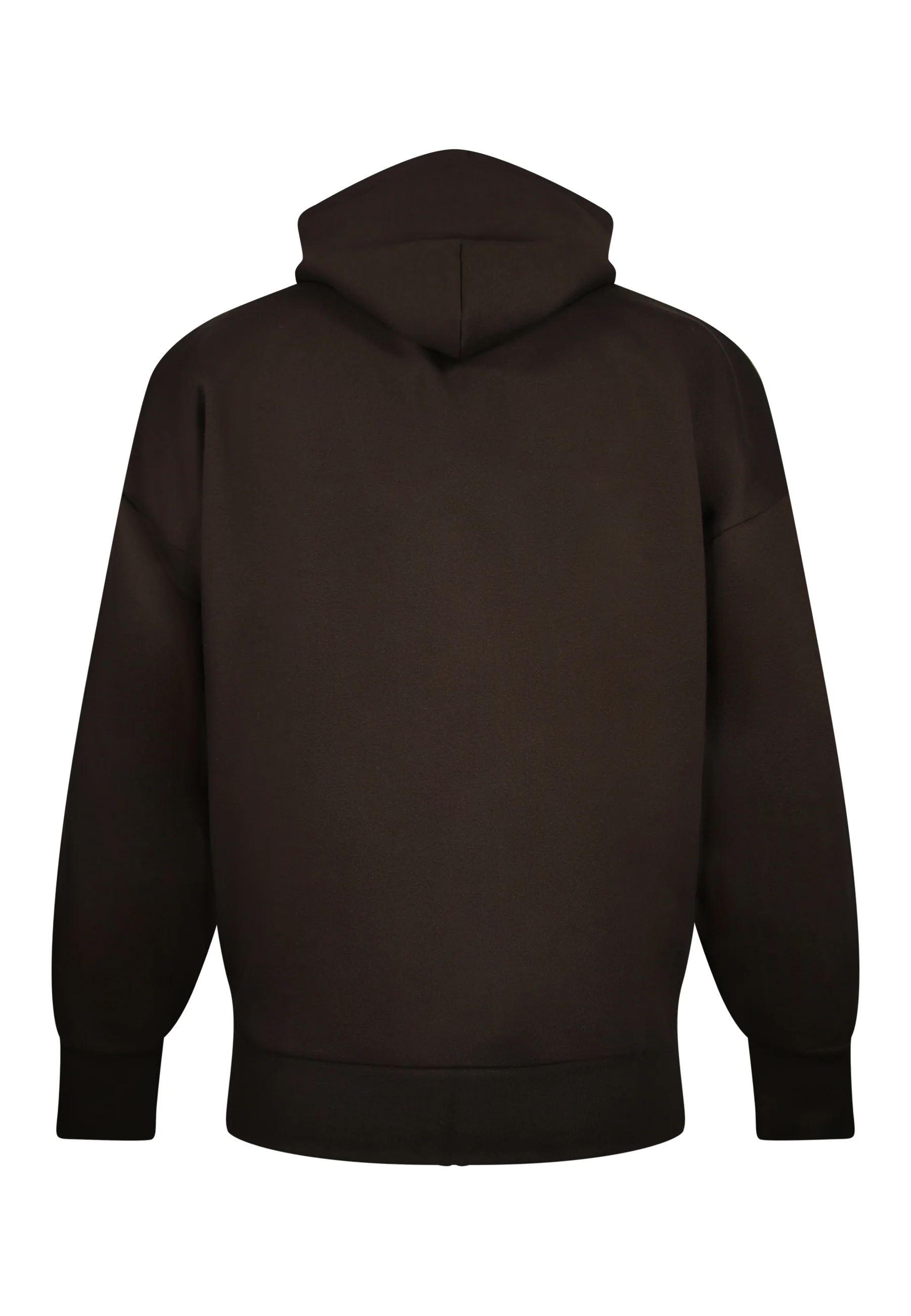 Brown Essentials Full Zip Hoodie - Image 8