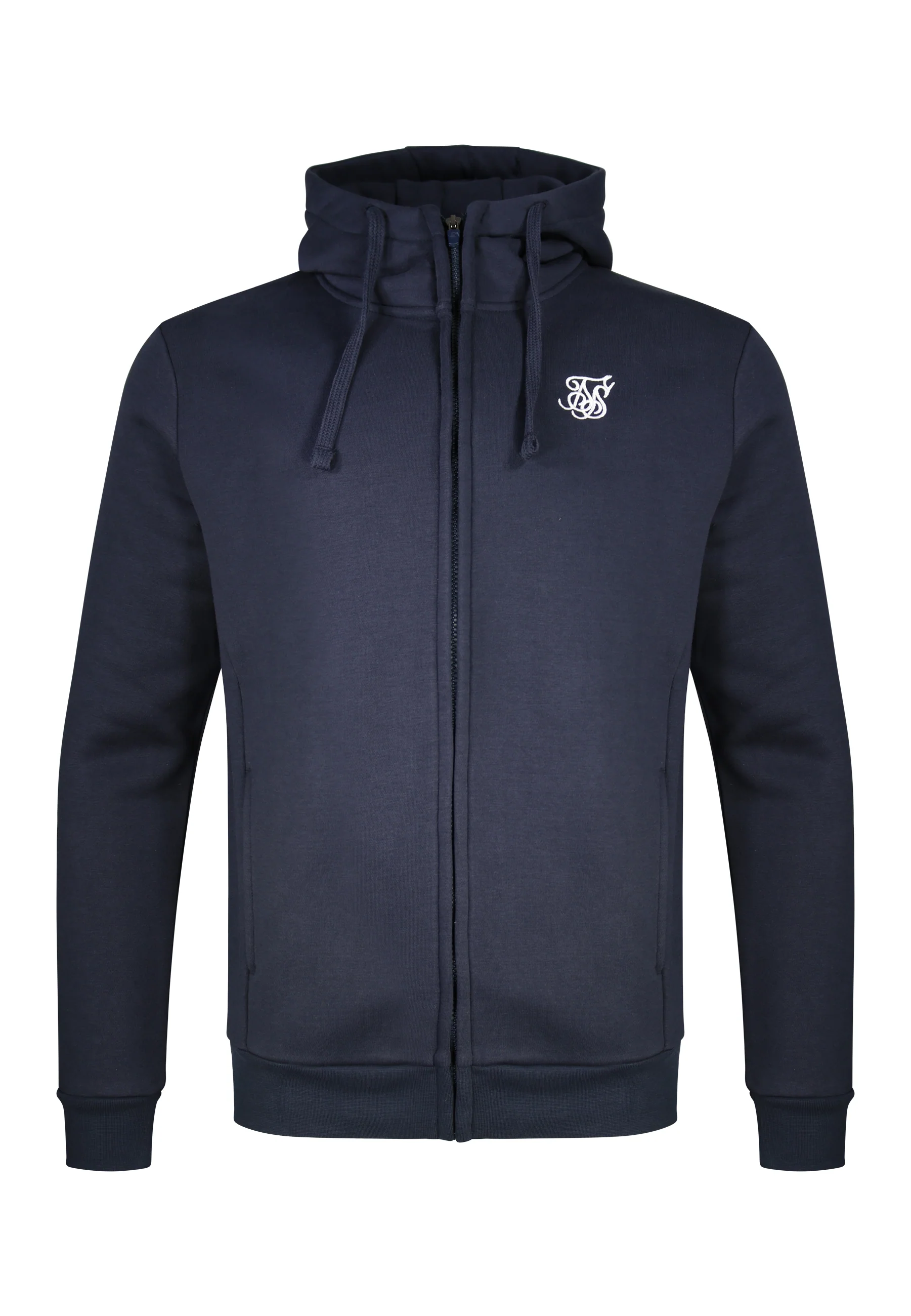 Navy Essentials Full Zip Hoodie - Image 6