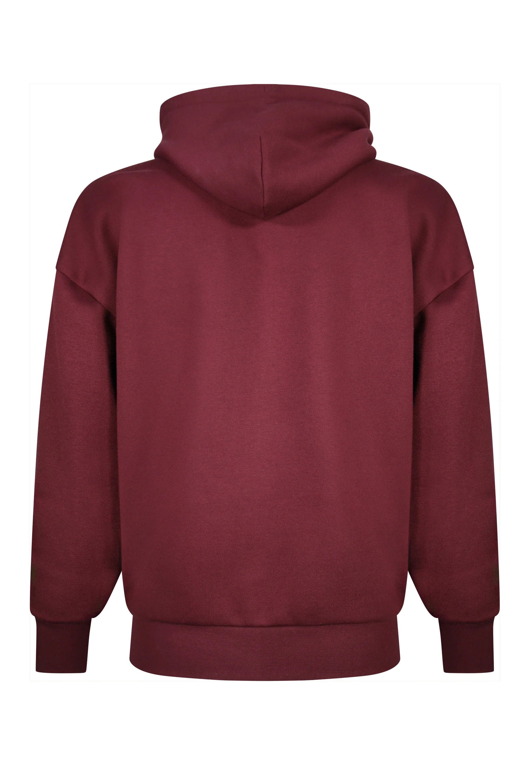 Burgundy Essentials Full Zip Hoodie - Image 7