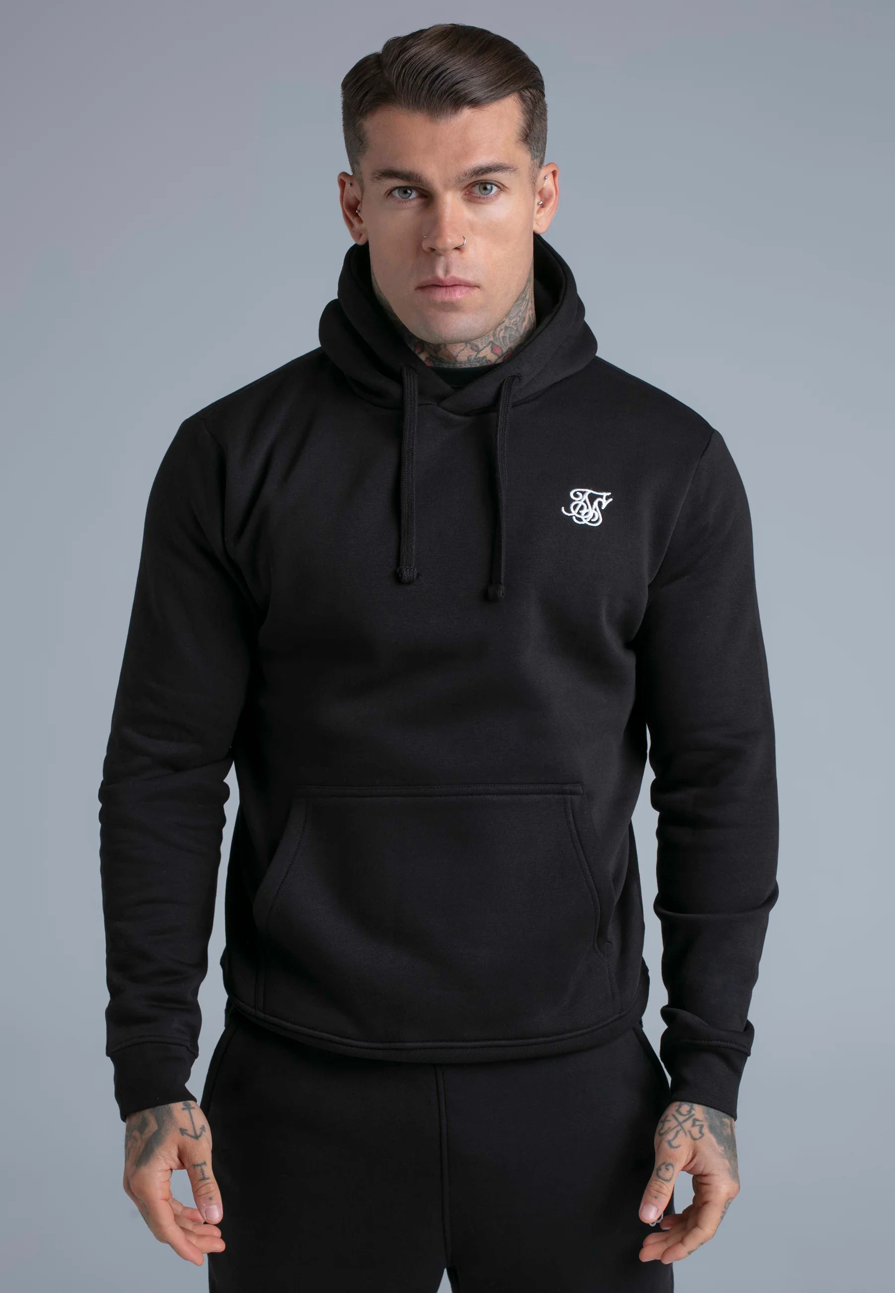 Black Essentials Hoodie