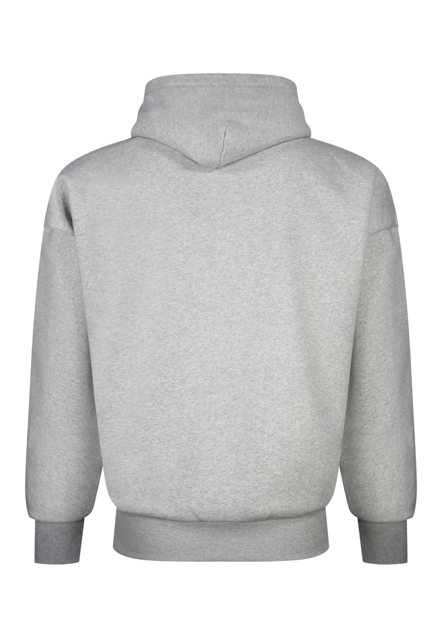 Grey Marl Essentials Hoodie - Image 8