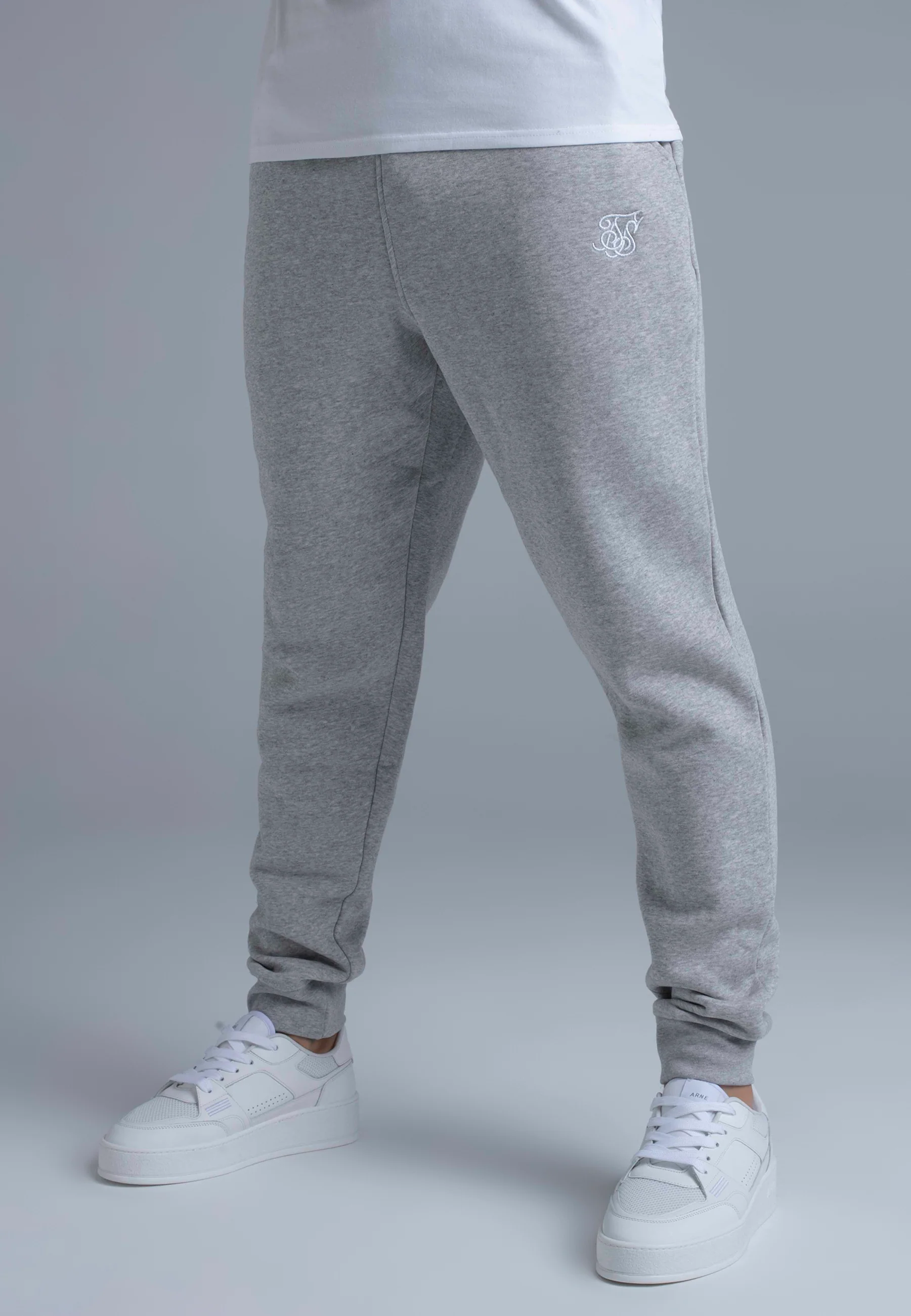 Grey Marl Essentials Joggers