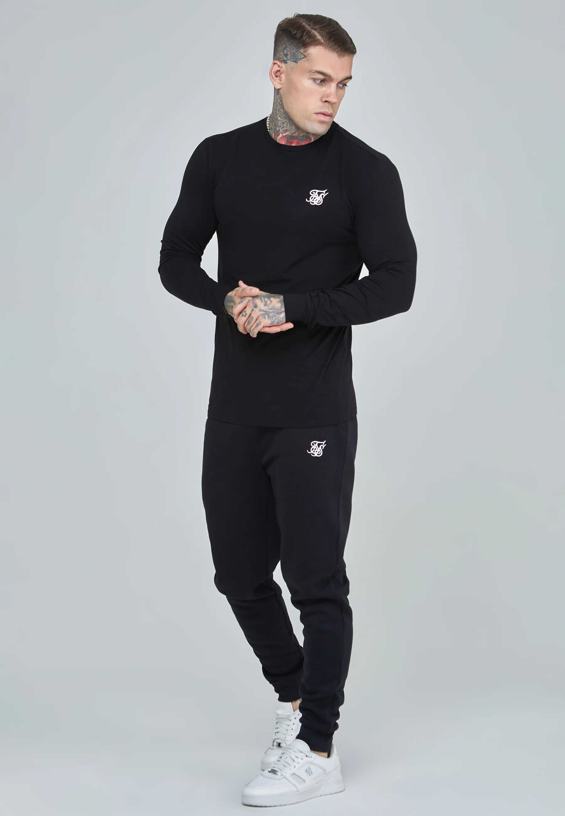 Black Essentials LS T-Shirt - Image 2