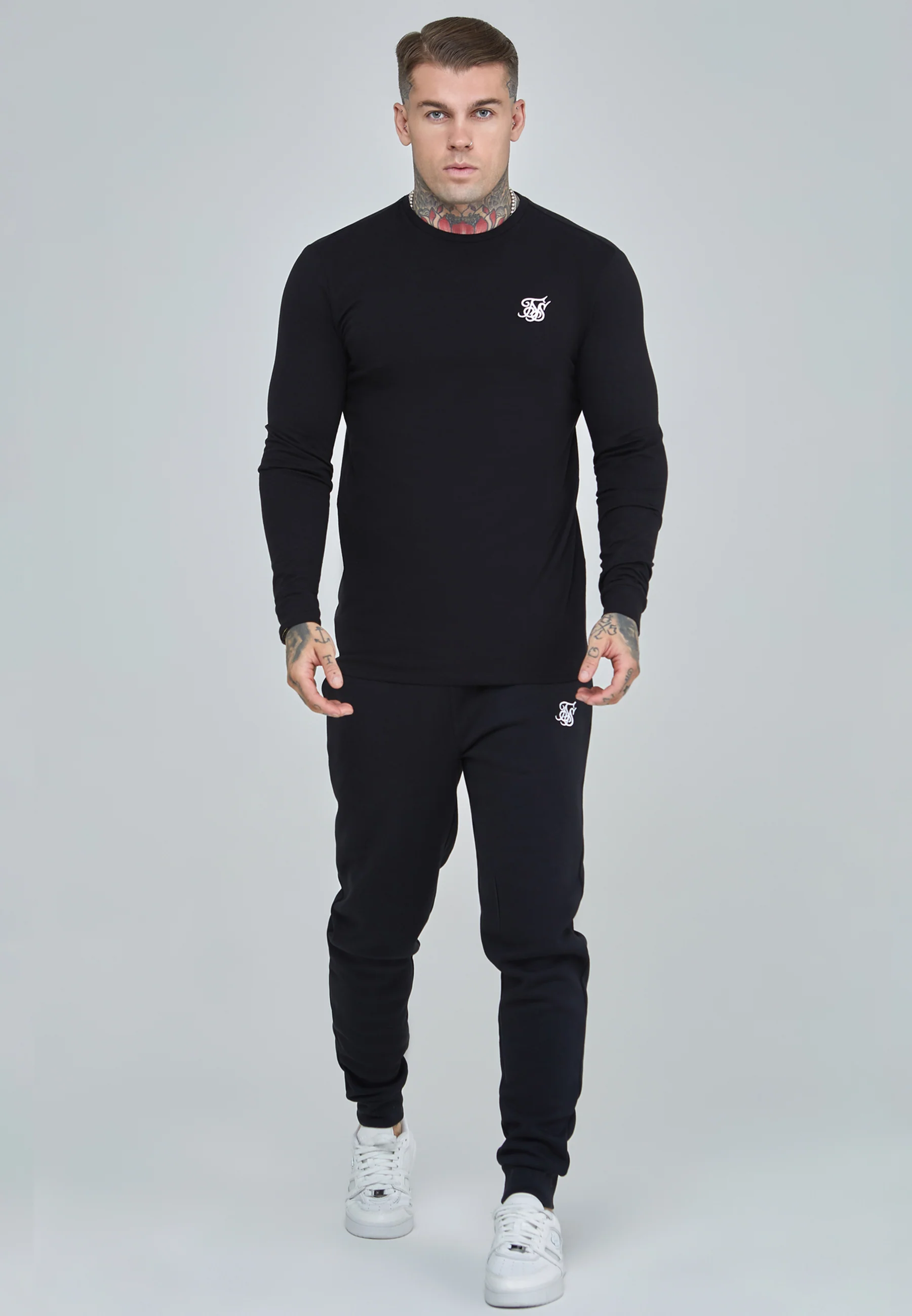 Black Essentials LS T-Shirt - Image 3