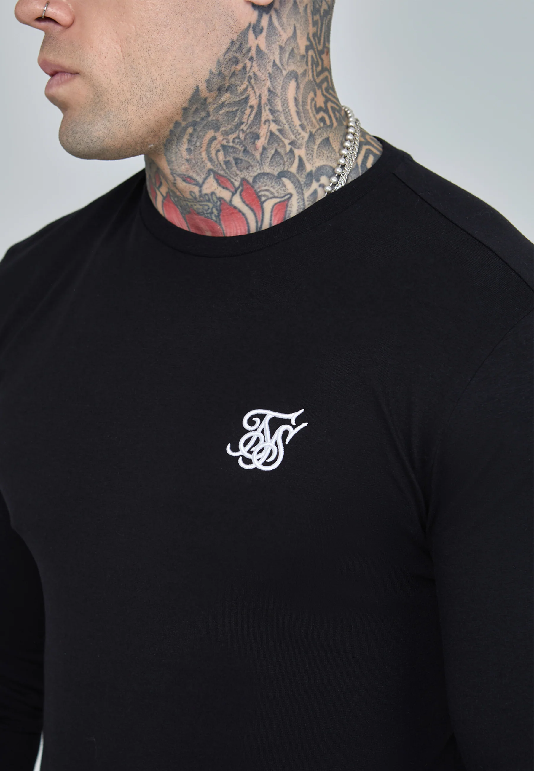 Black Essentials LS T-Shirt - Image 5