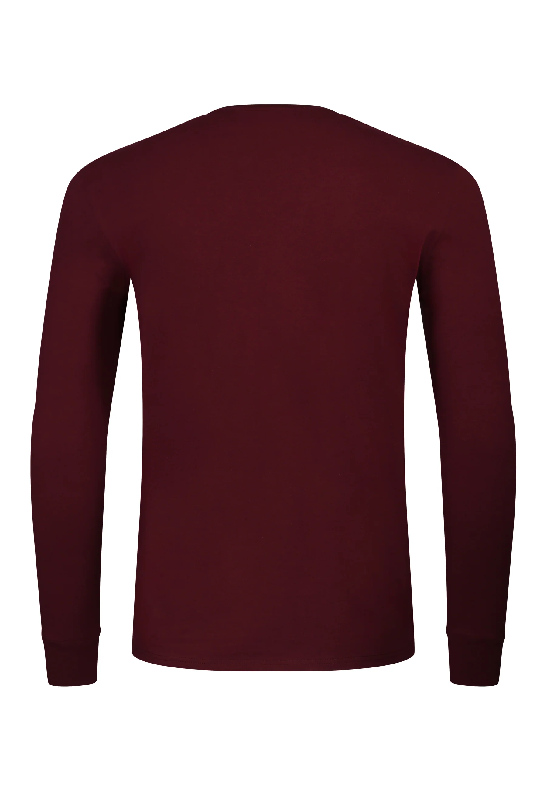 Burgundy Essentials LS T-Shirt - Image 7