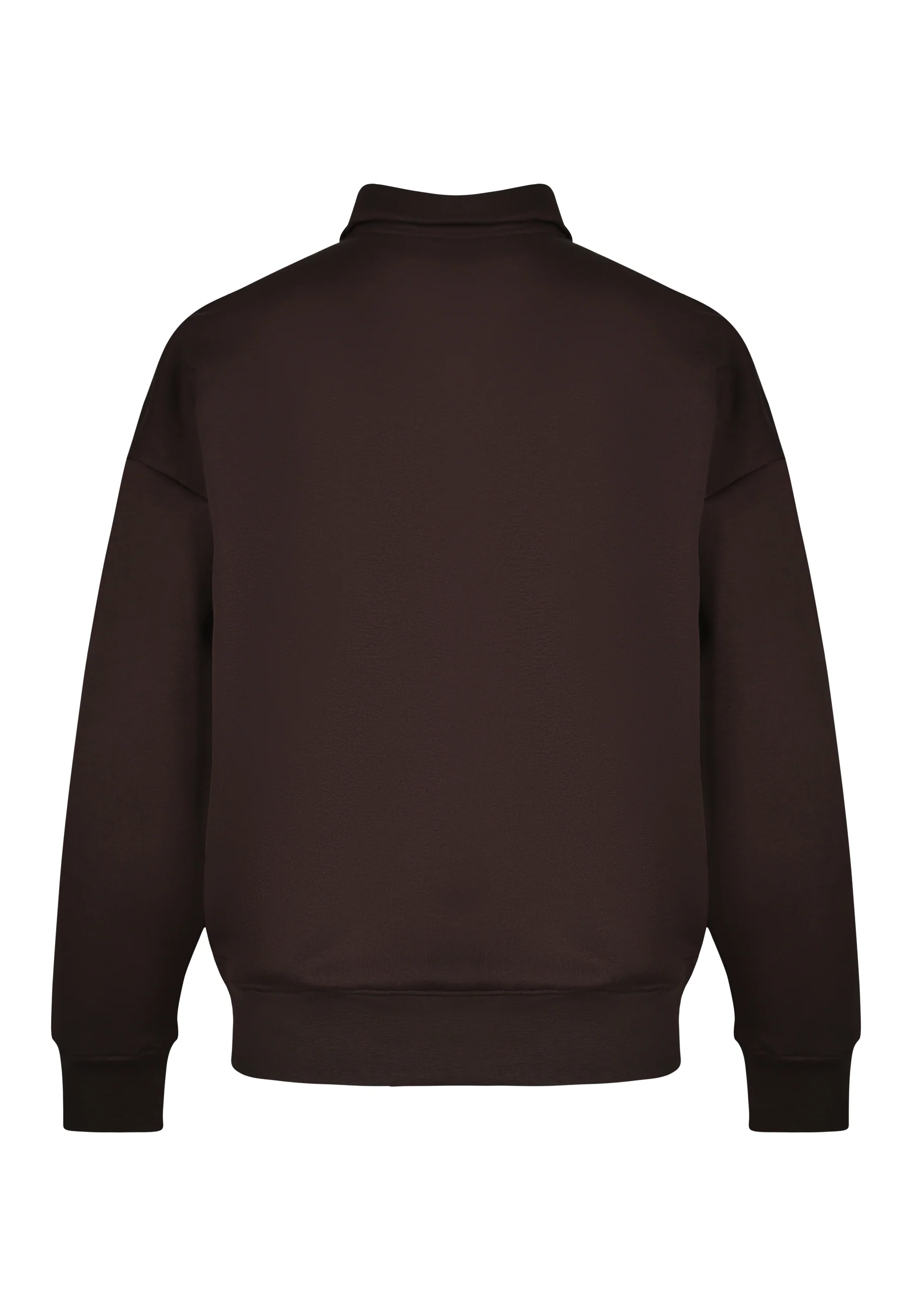 Brown Essentials Polo Sweater - Image 7