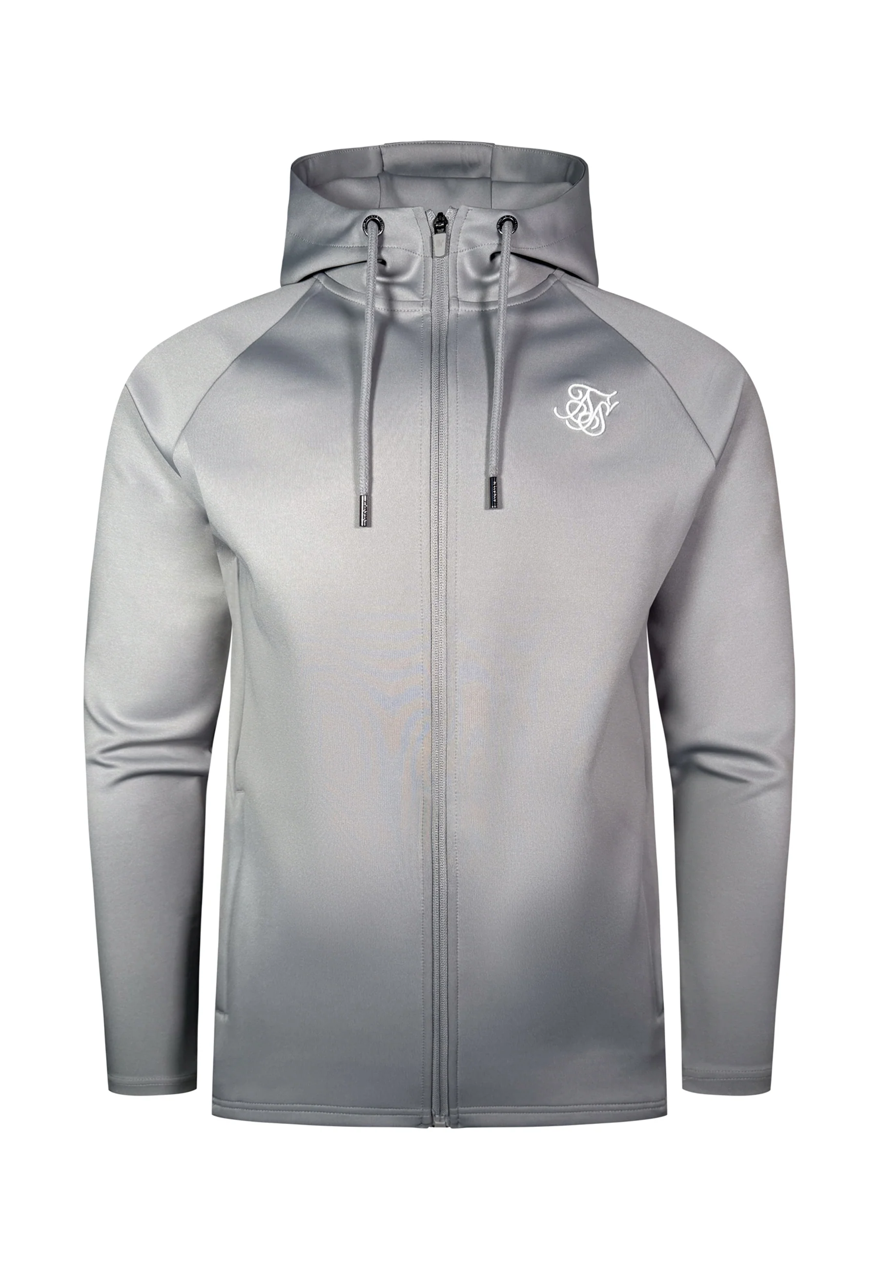 Grey Essentials Poly Full Zip Hoodie - Image 6
