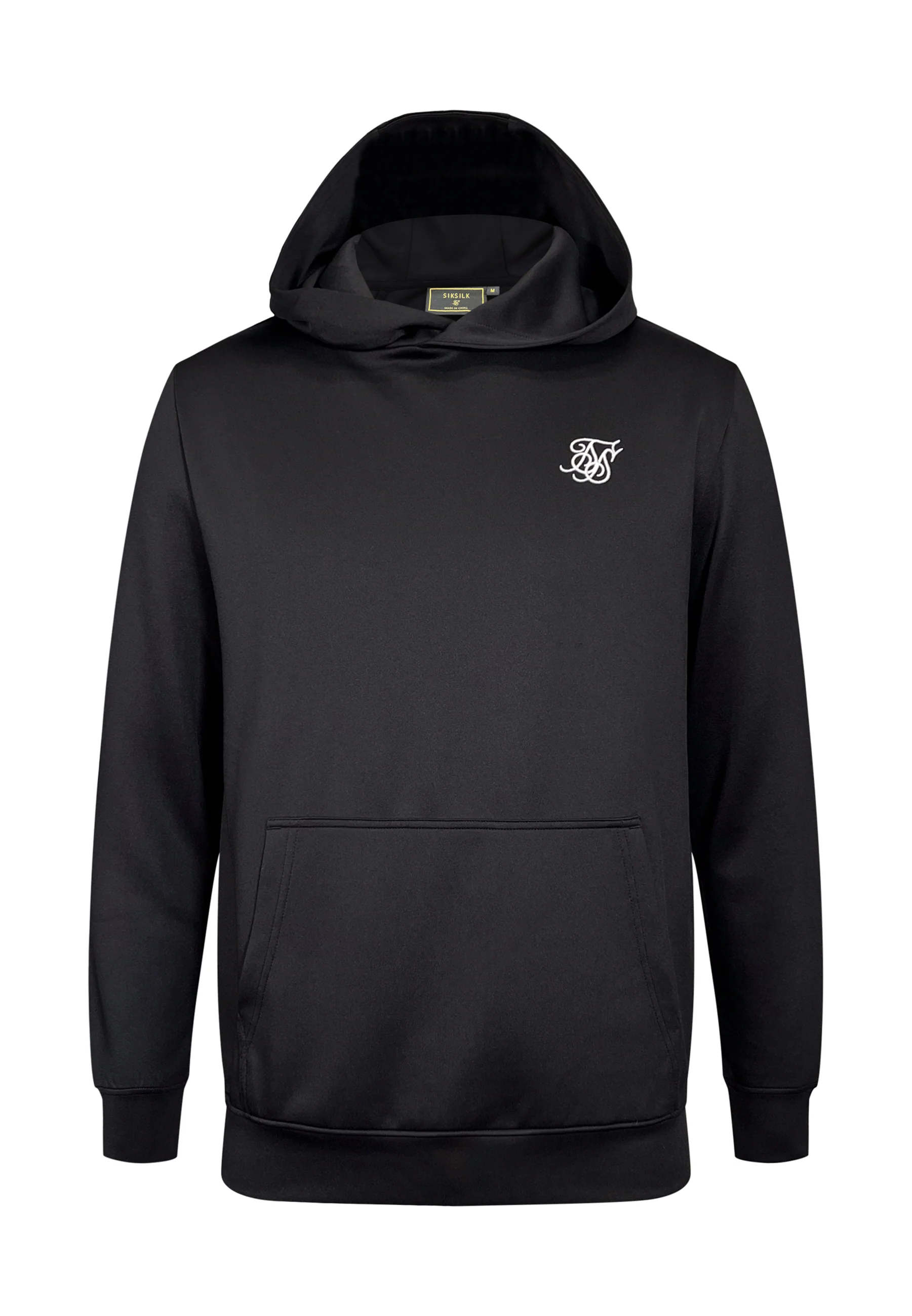 Black Essentials Poly Hoodie - Image 6