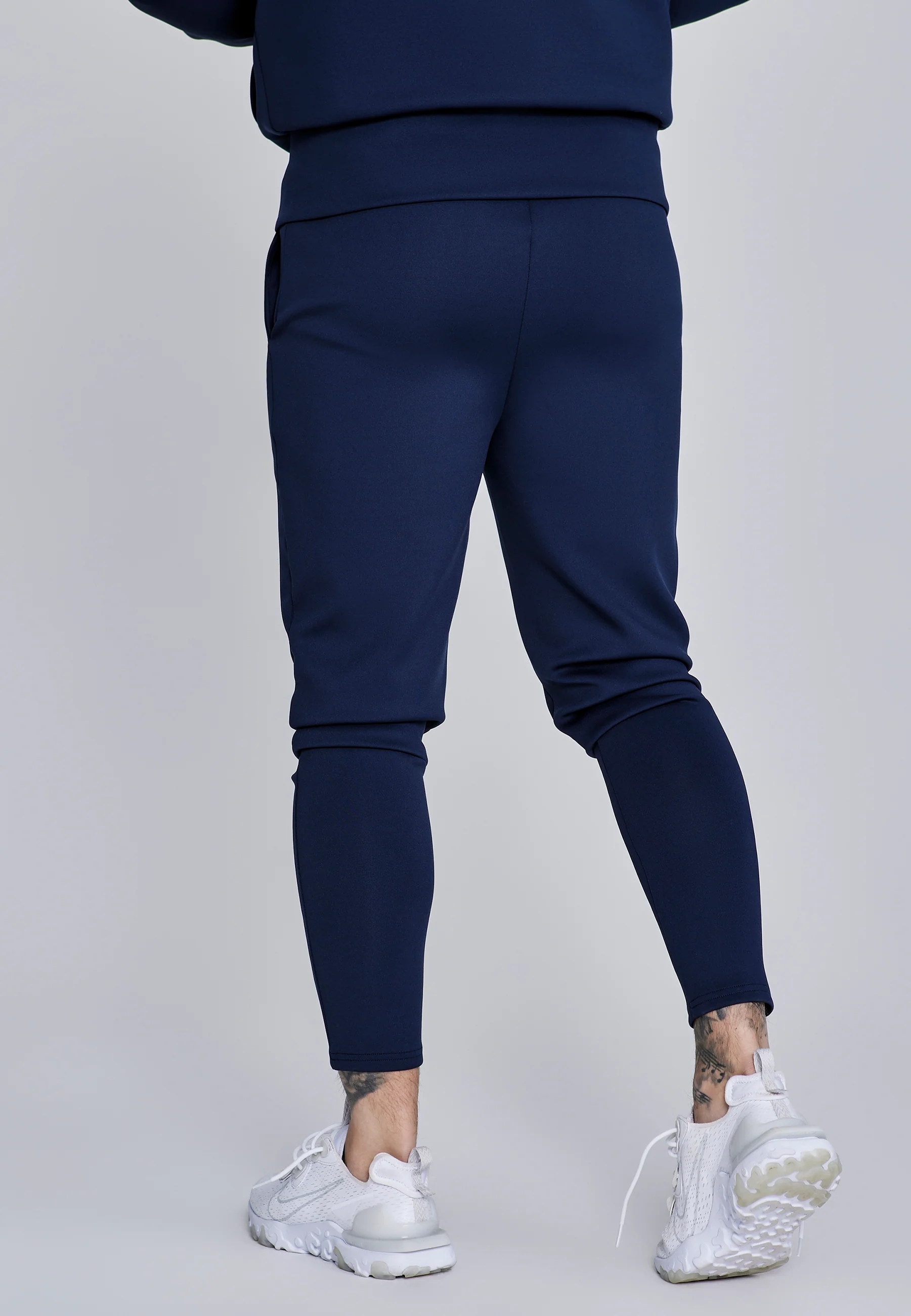 Navy Essentials Poly Joggers - Image 3