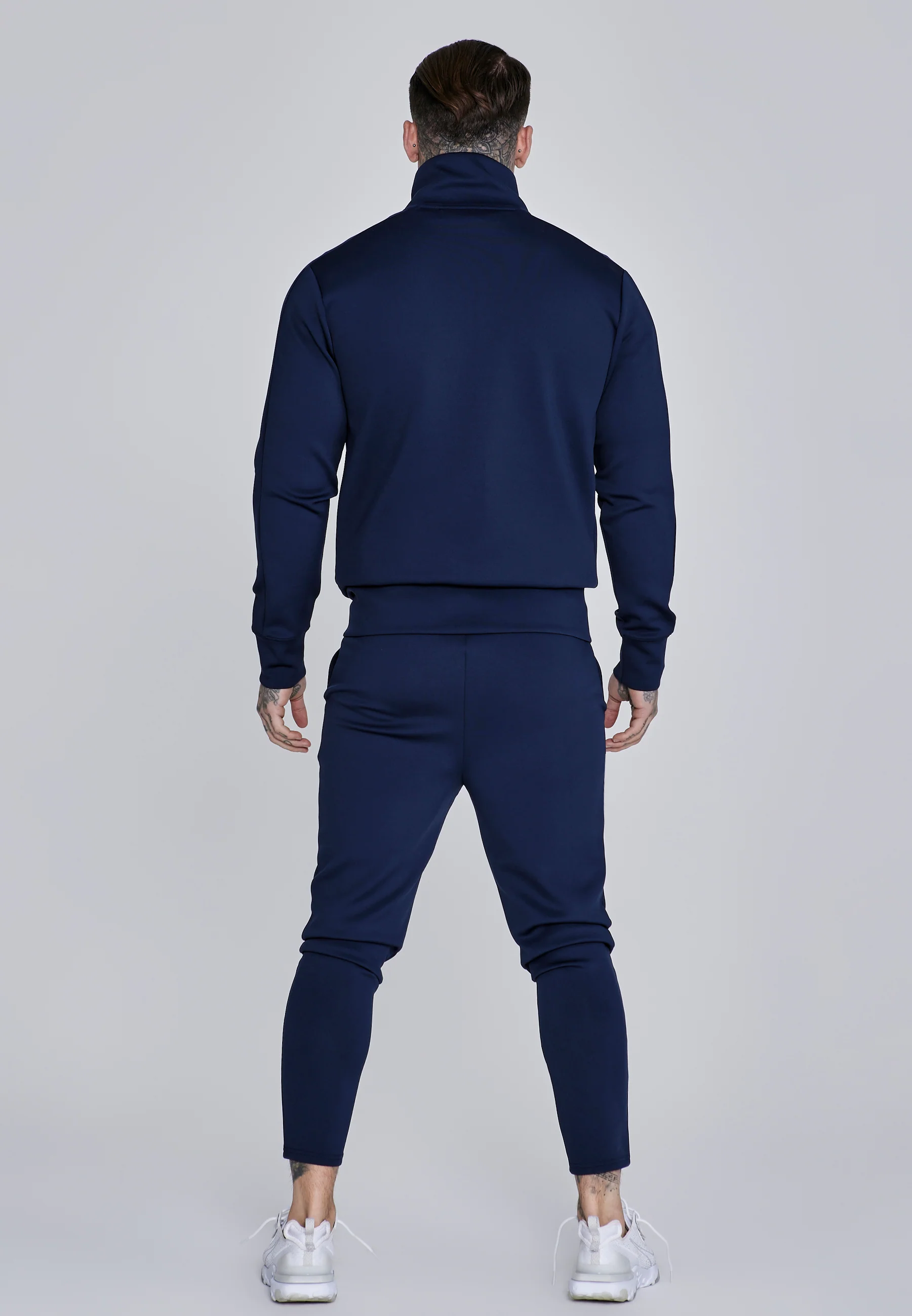 Navy Essentials Poly Joggers - Image 5