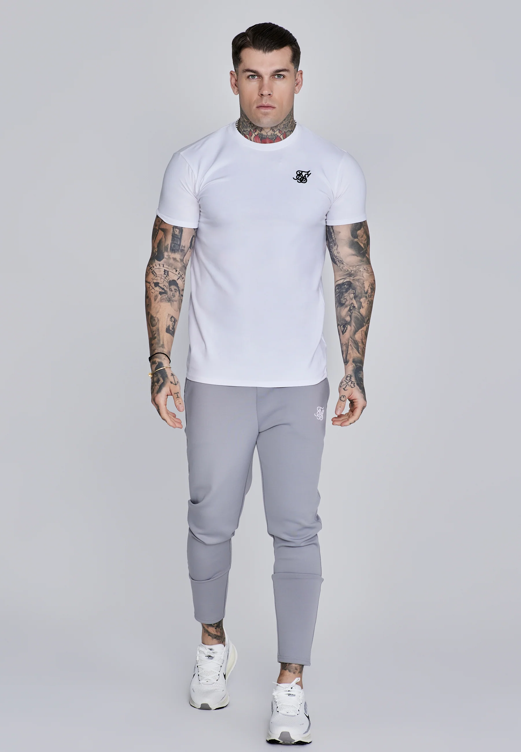 Grey Essentials Poly Joggers - Image 5