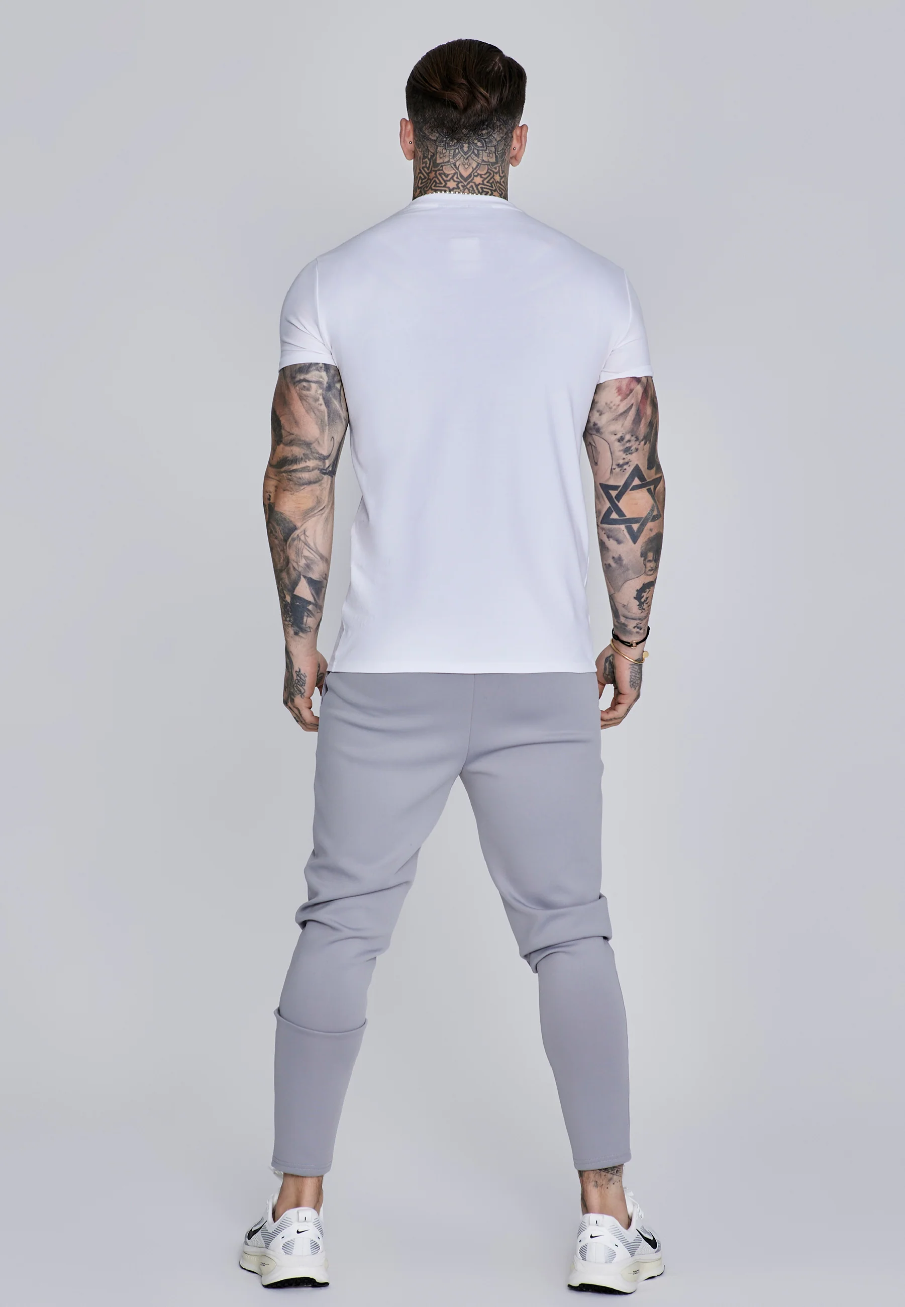 Grey Essentials Poly Joggers - Image 6