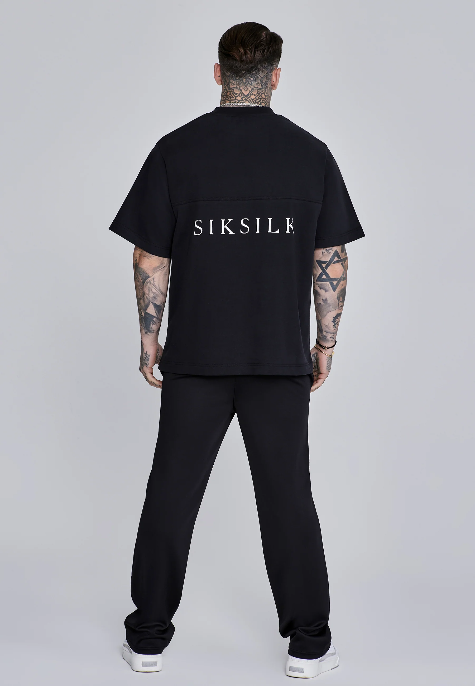 Black Essentials Poly Track Pants - Image 5