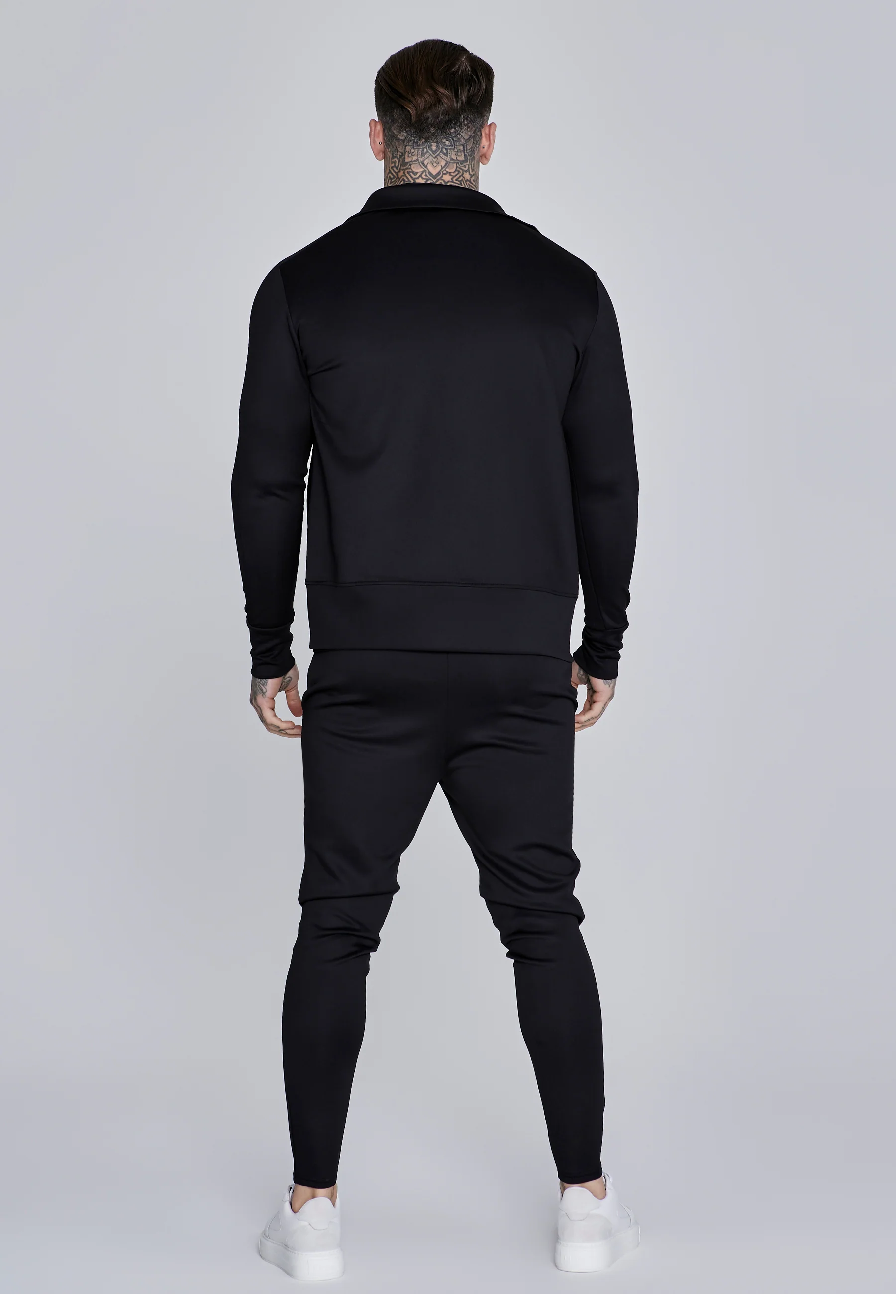 Black Essentials Poly Track Top - Image 5