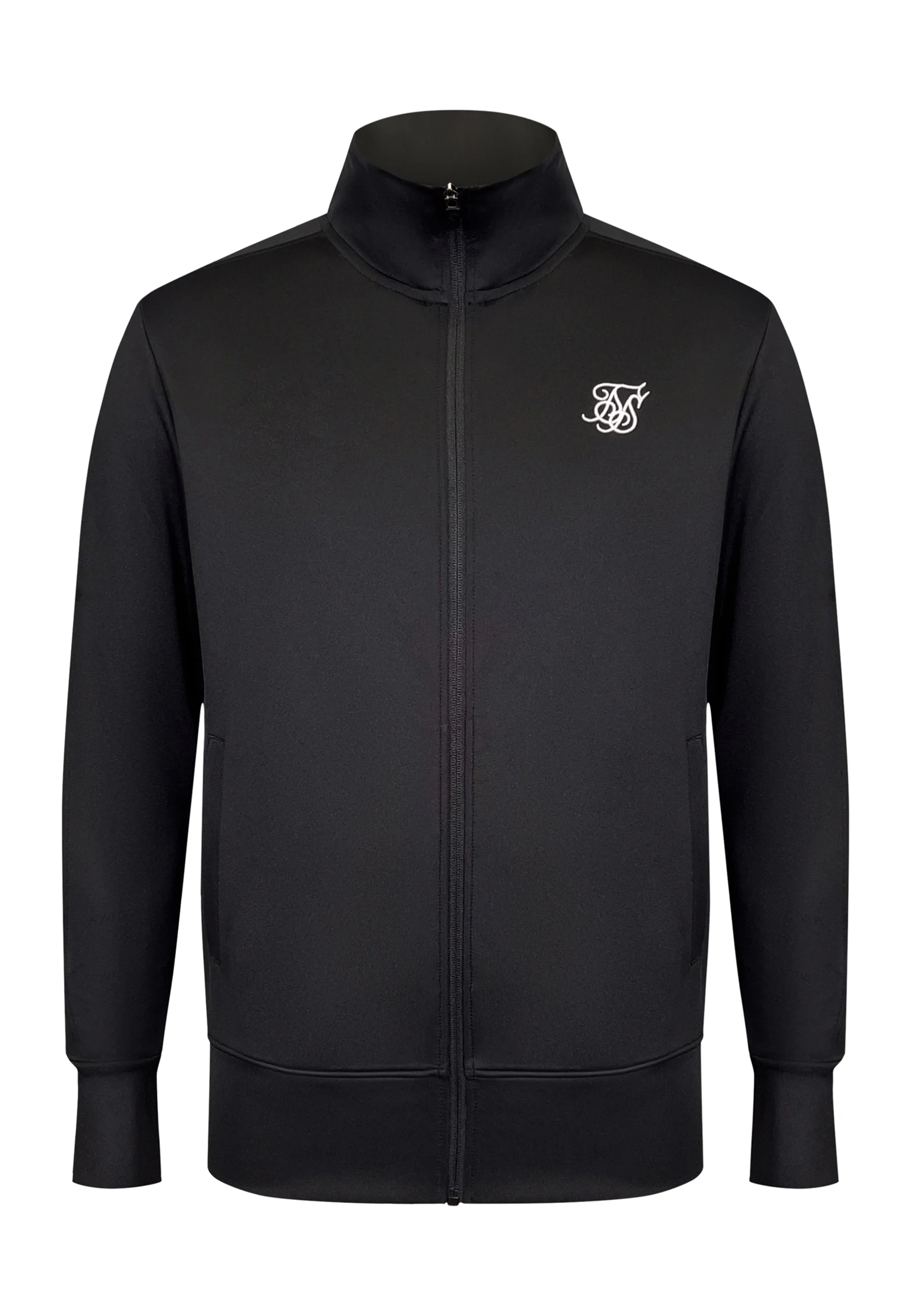 Black Essentials Poly Track Top - Image 7