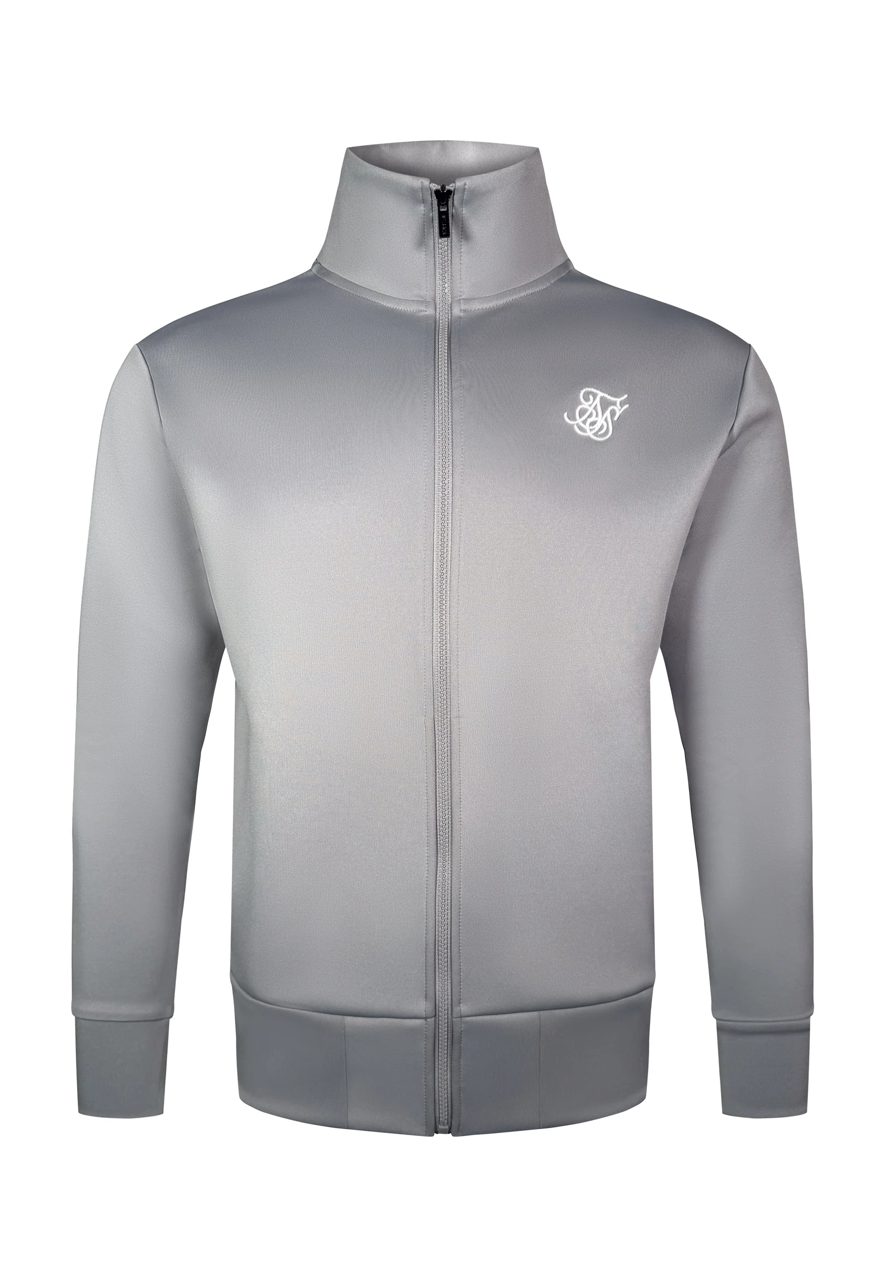 Grey Essentials Poly Track Top - Image 6