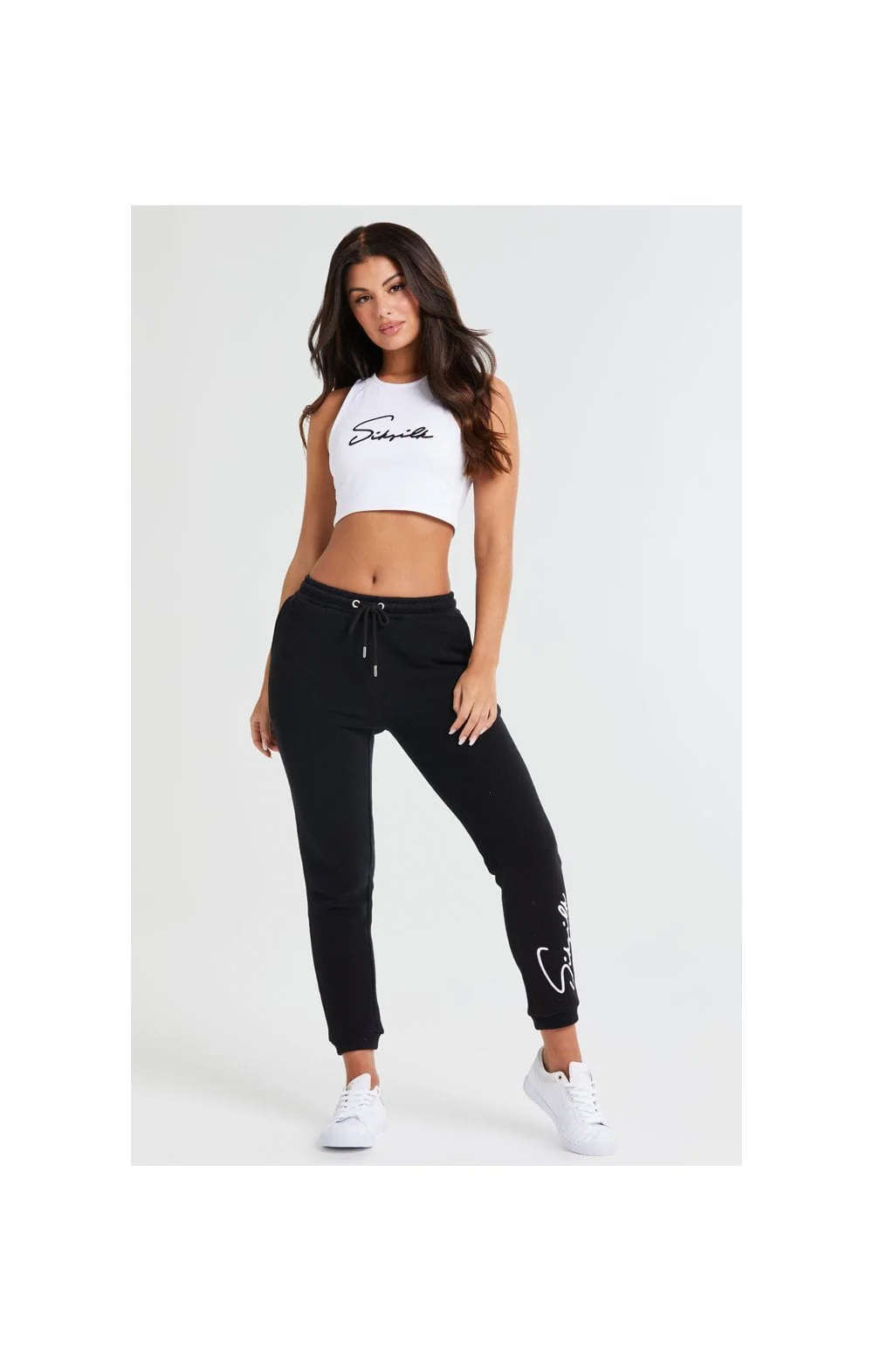 SikSilk Essentials Racer Vest - White - Image 3