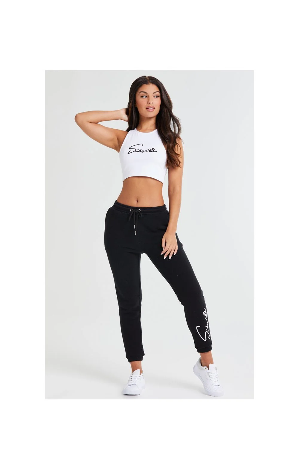 SikSilk Essentials Racer Vest - White - Image 4