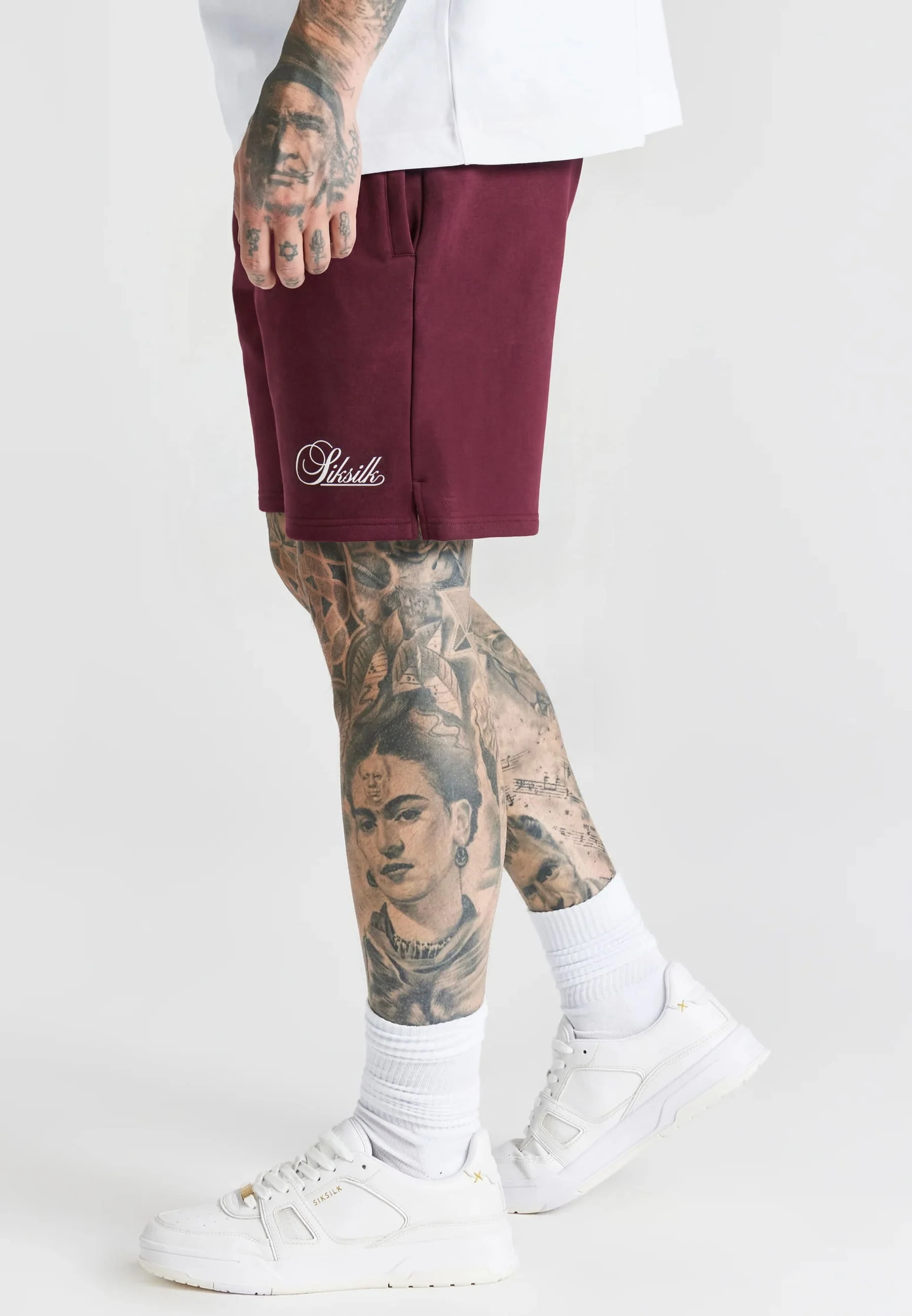 Burgundy Essentials Shorts - Image 3