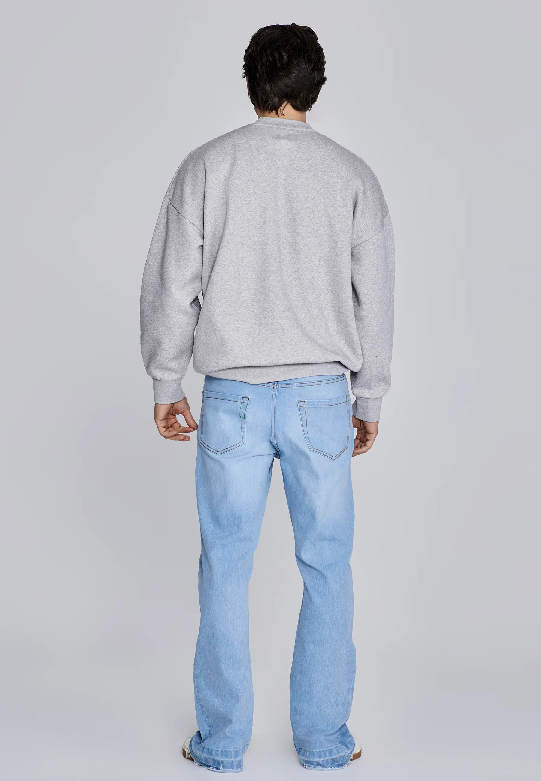 Grey Marl Essentials Sweater - Image 6