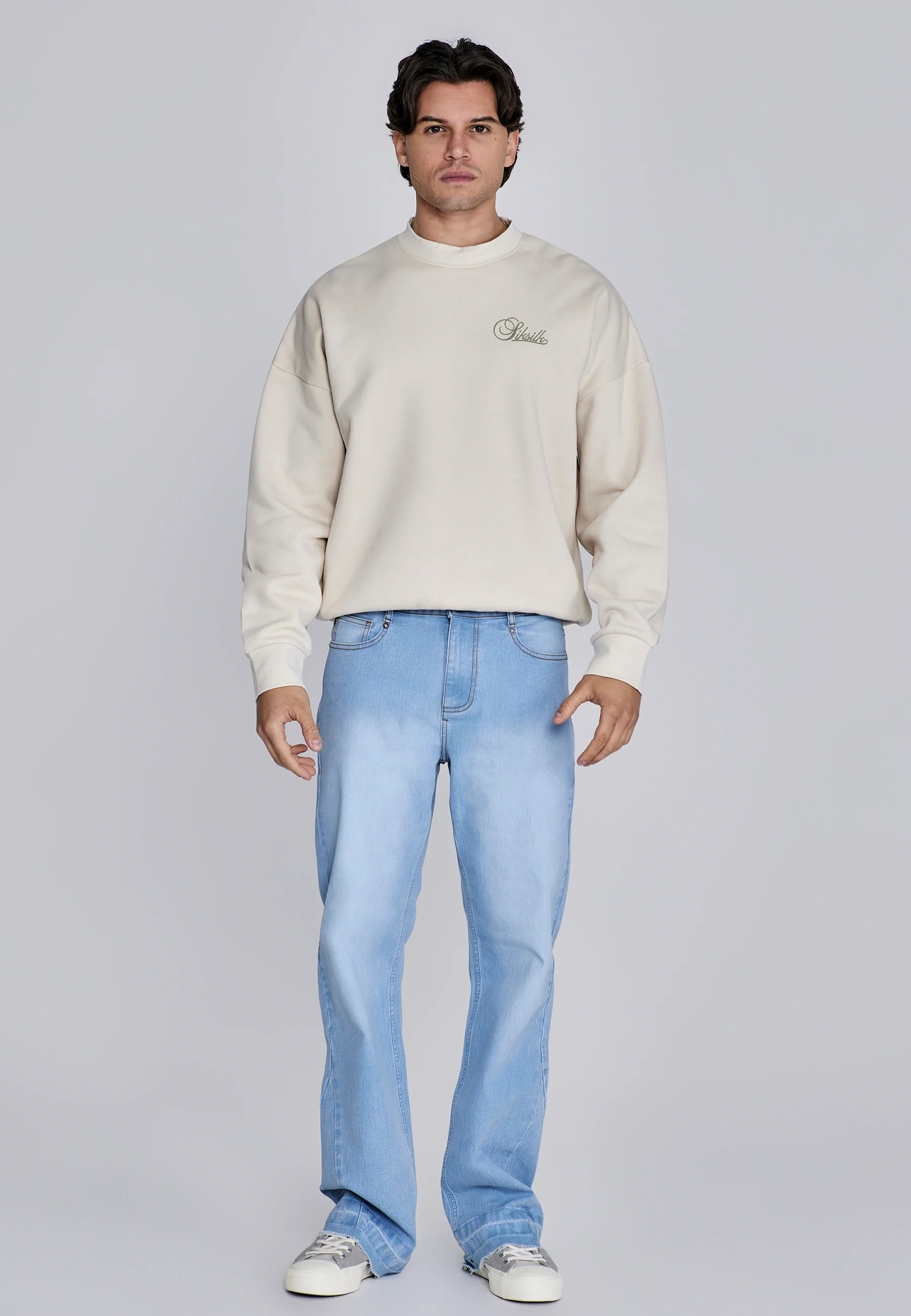 Ecru Essentials Sweater - Image 3