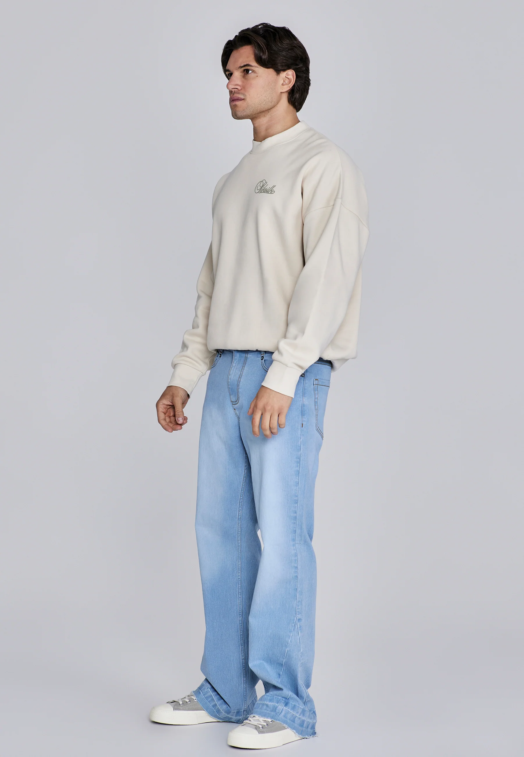 Ecru Essentials Sweater - Image 4