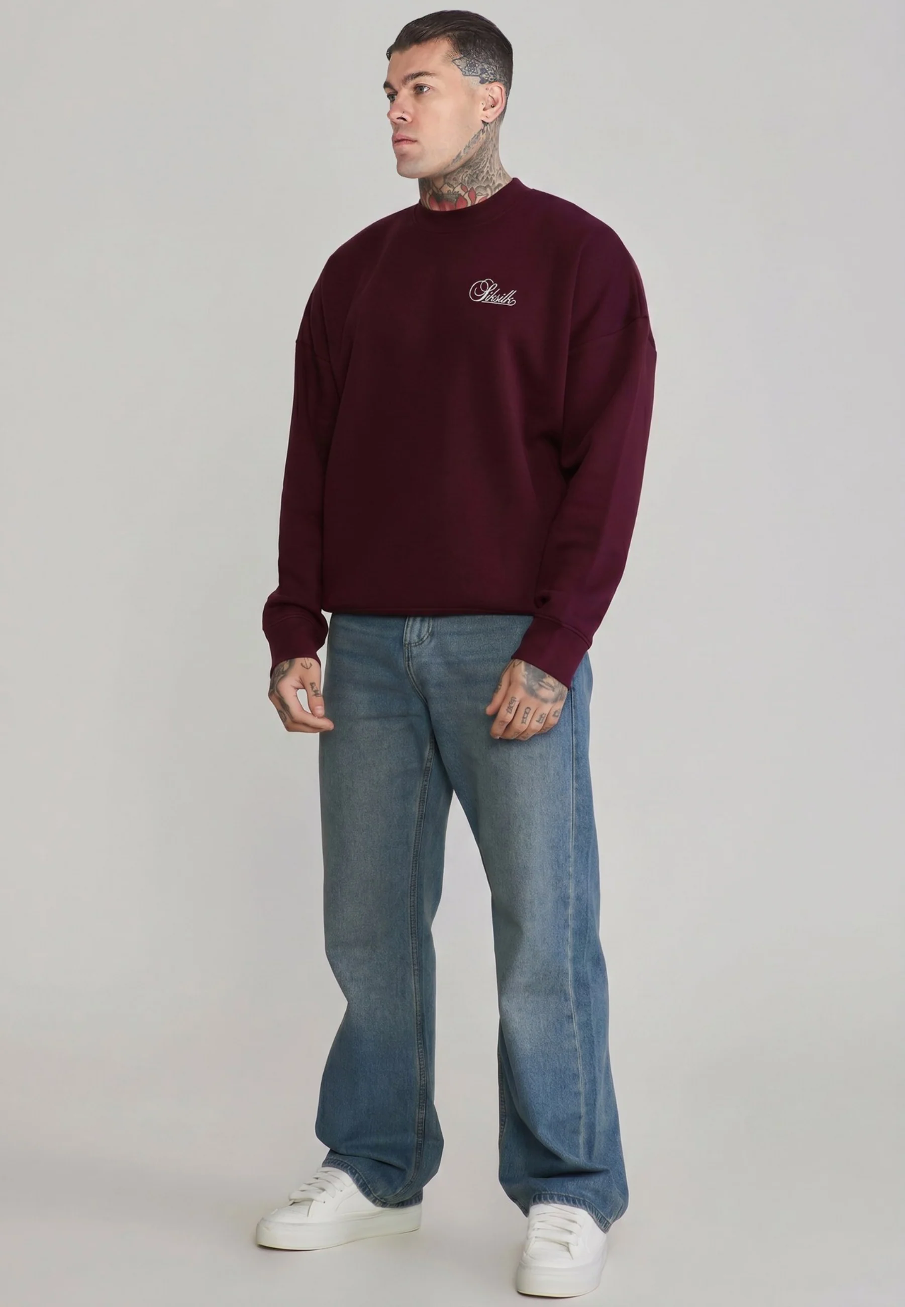 Burgundy Essentials Sweater - Image 4