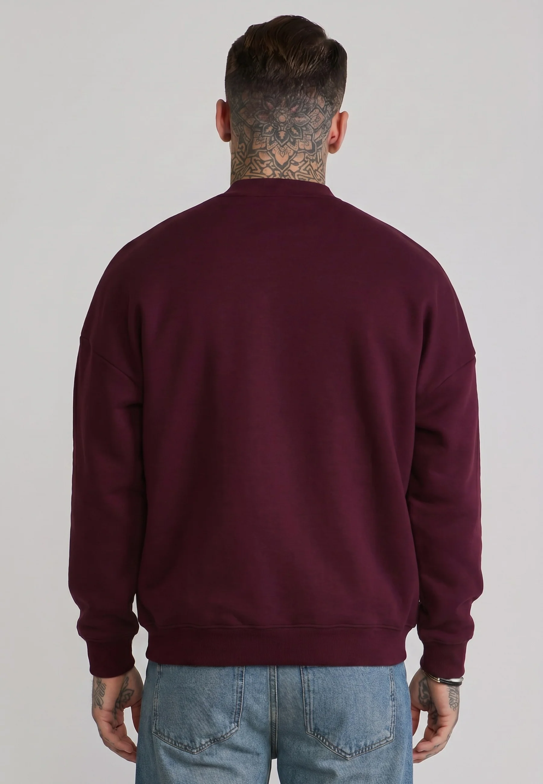 Burgundy Essentials Sweater - Image 5