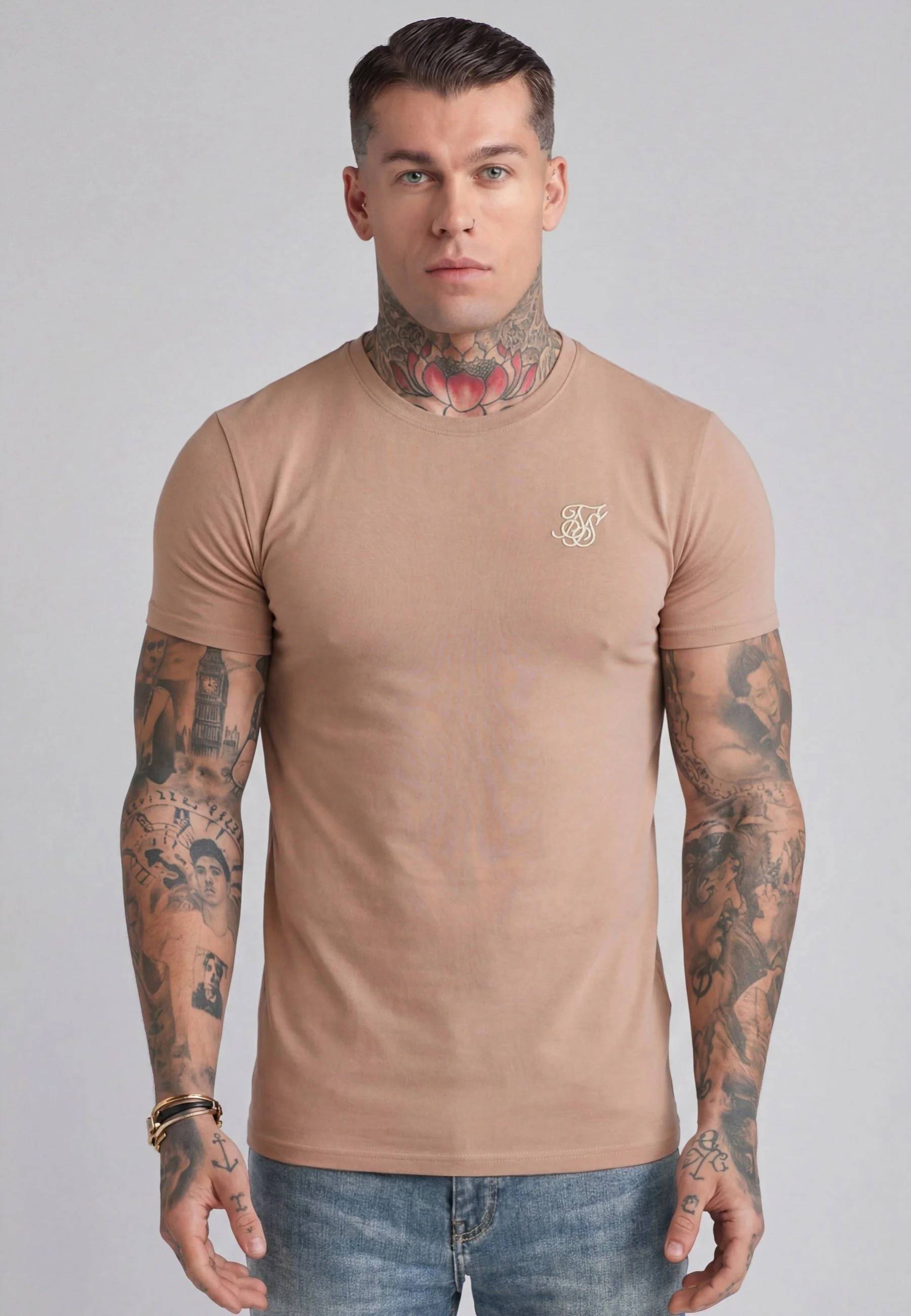 Beige Essentials T-Shirt