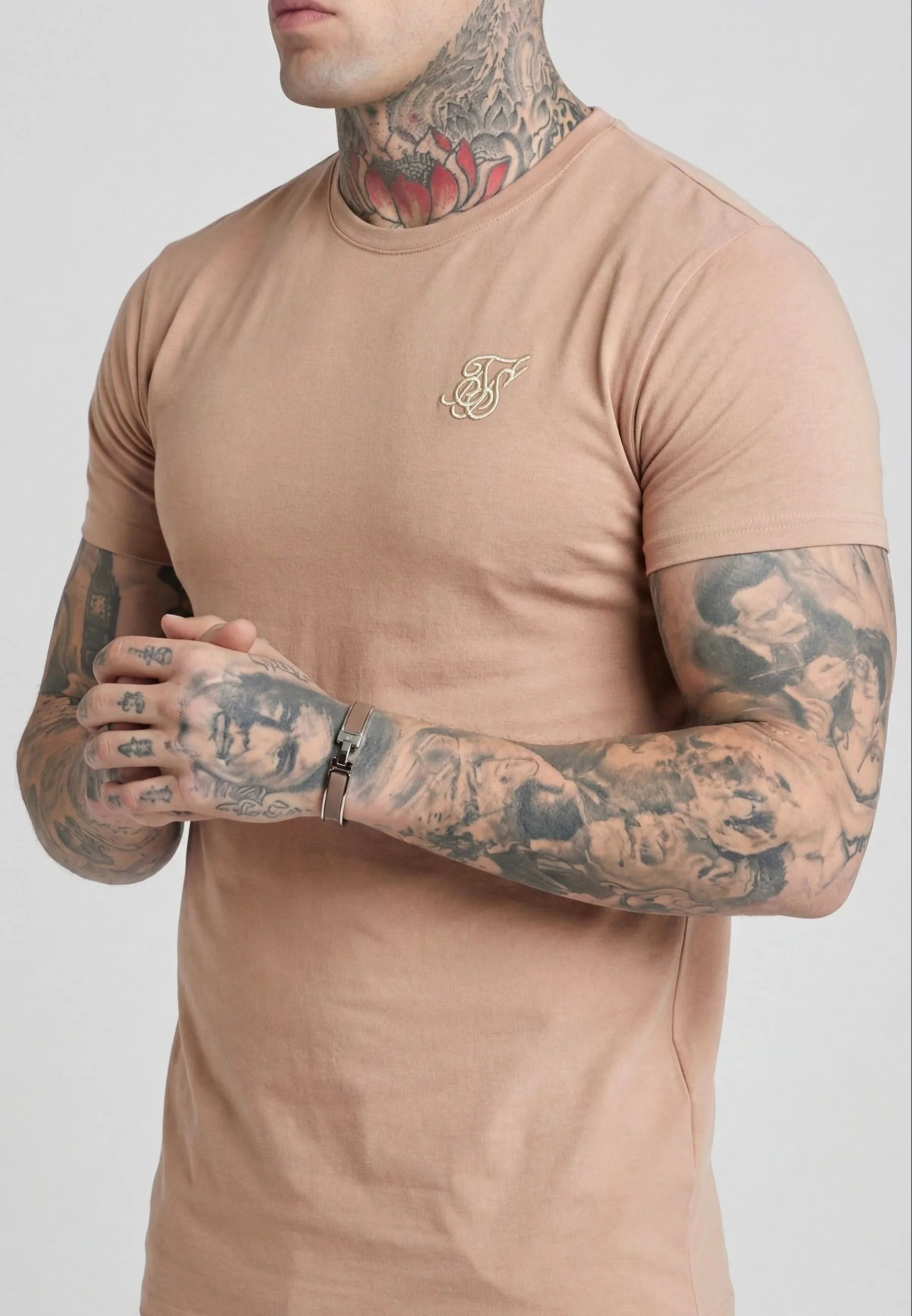 Beige Essentials T-Shirt - Image 2