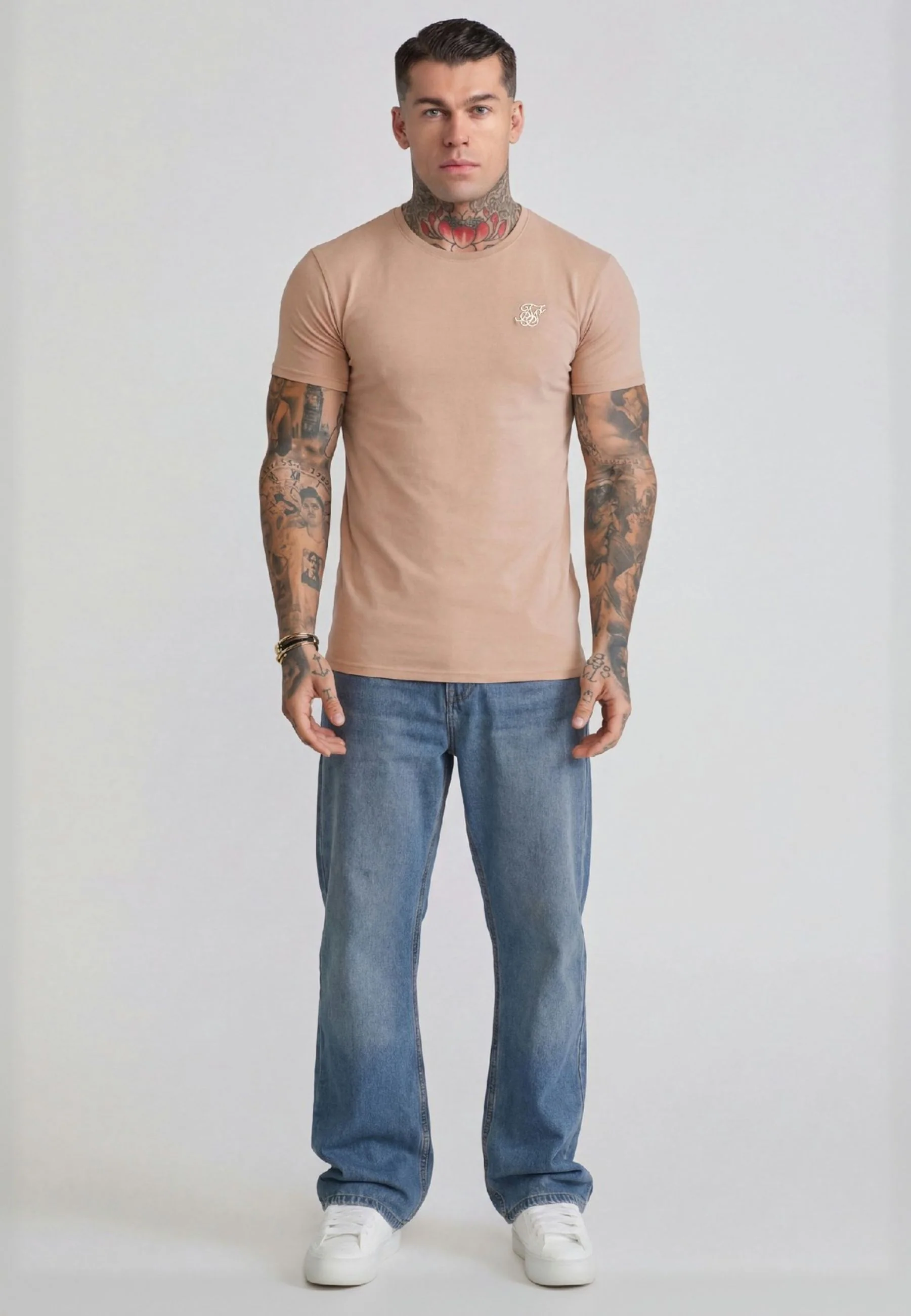 Beige Essentials T-Shirt - Image 3