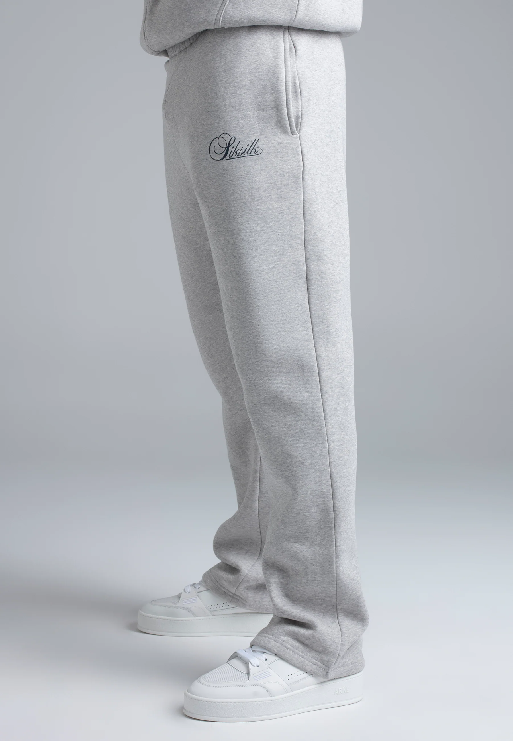 Grey Marl Essentials Track Pants - Image 2