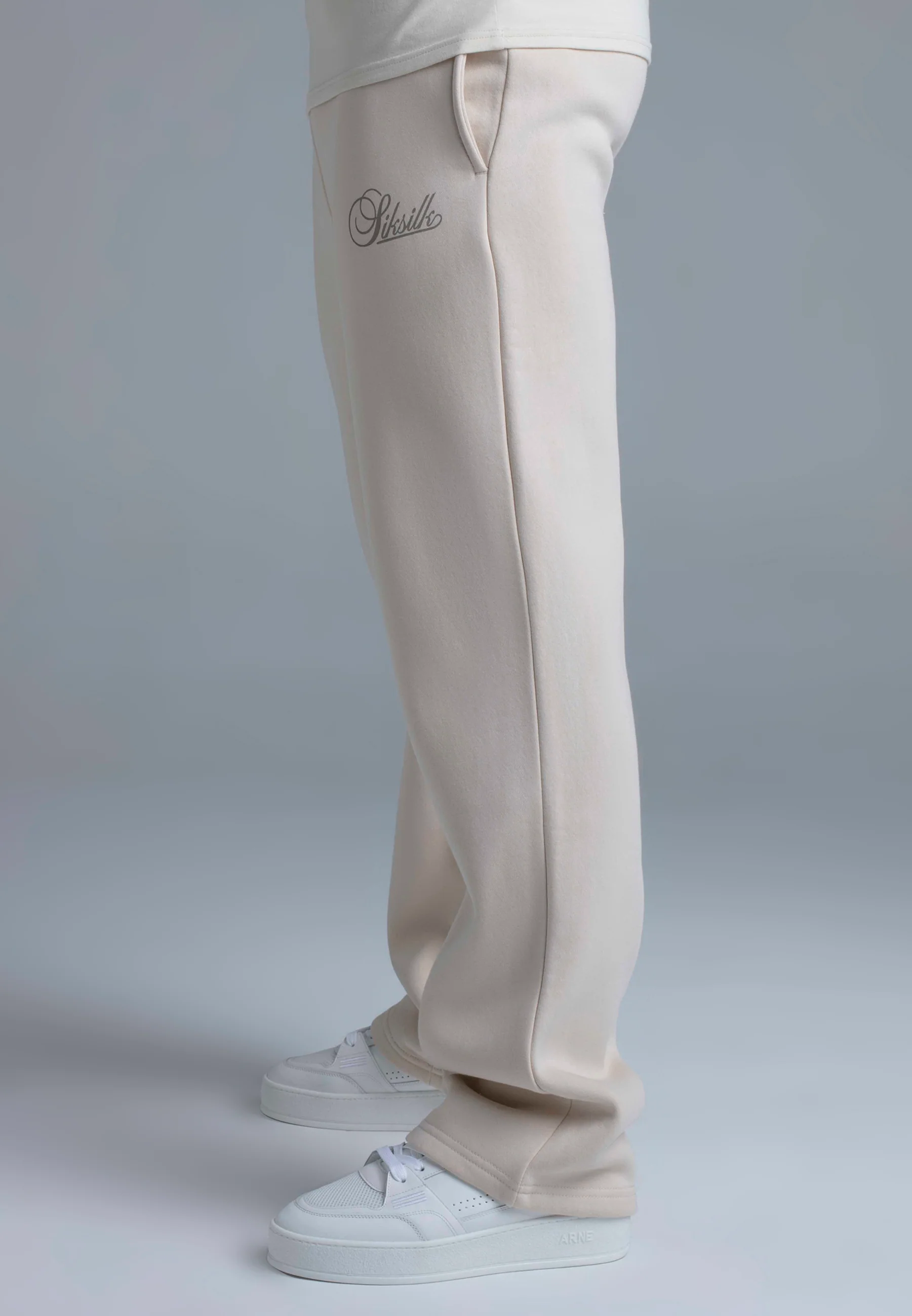 Ecru Essentials Track Pants - Image 3
