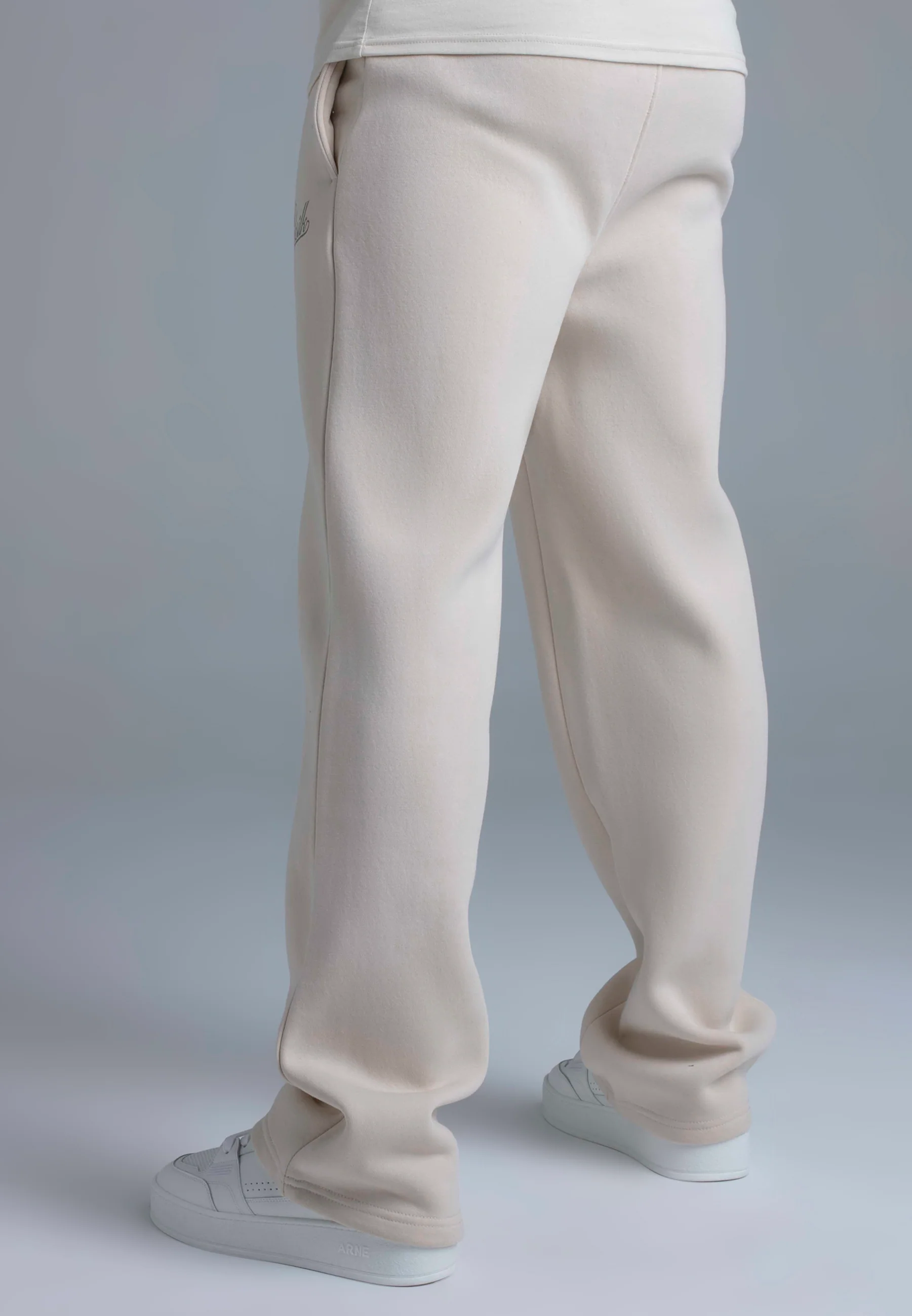 Ecru Essentials Track Pants - Image 4