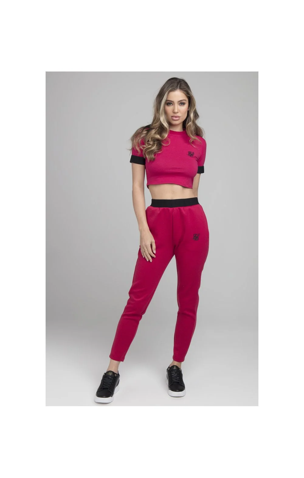 SikSilk Exhibit Crop Tee - Pink - Image 5