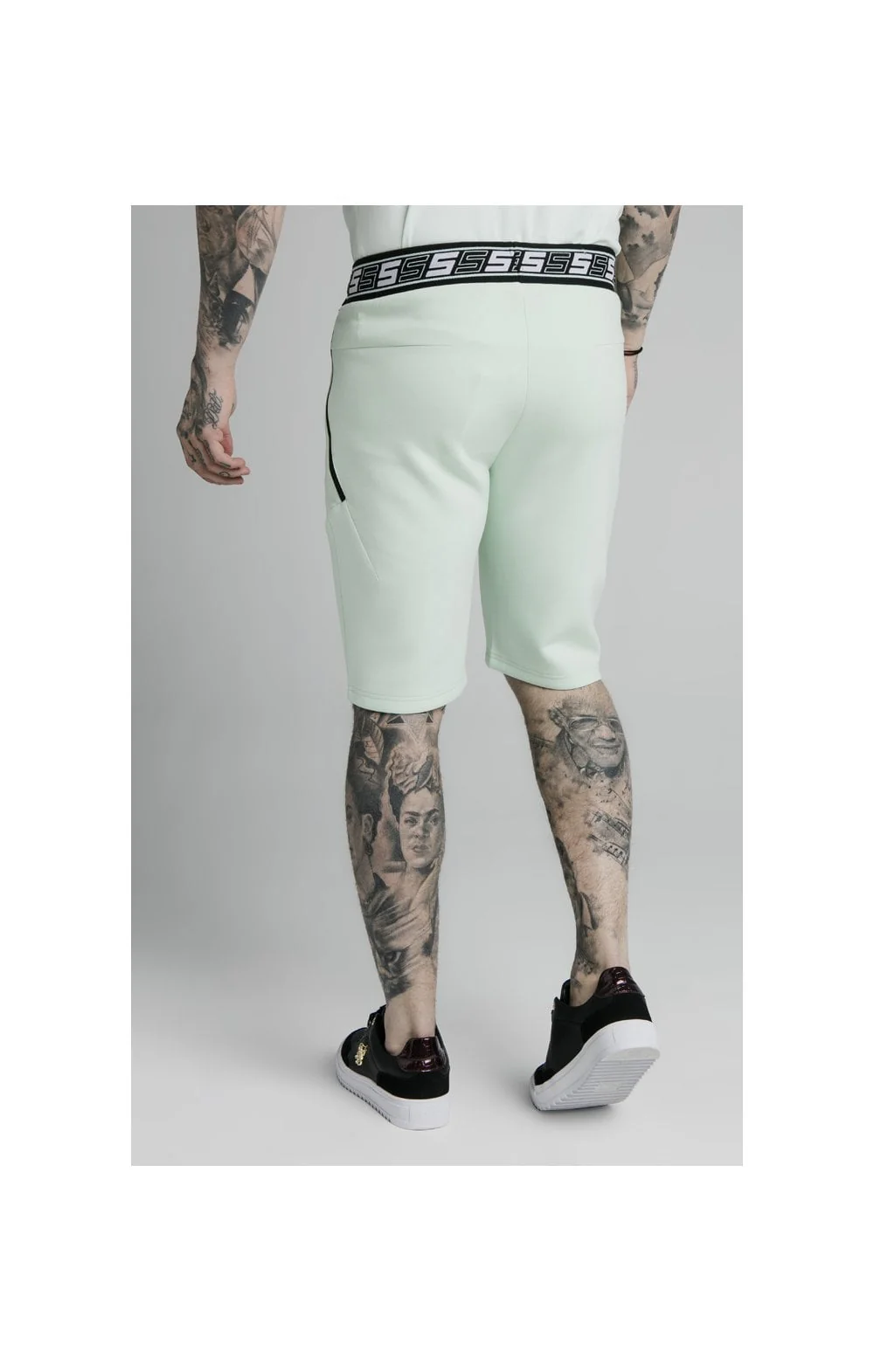 SikSilk Exhibit Function Shorts - Aqua Teal - Image 2