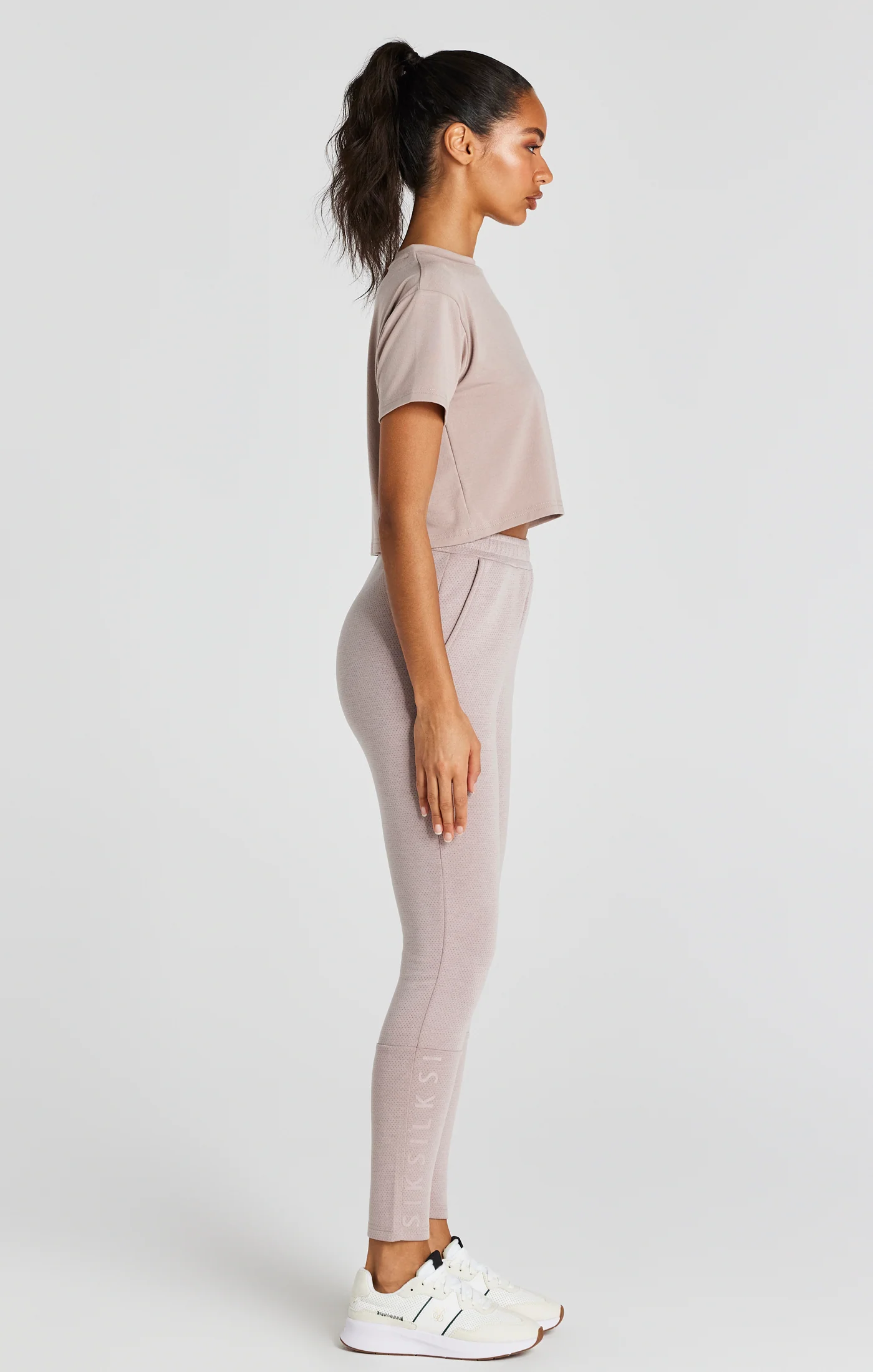 Washed Pink Crop T-Shirt - Image 4