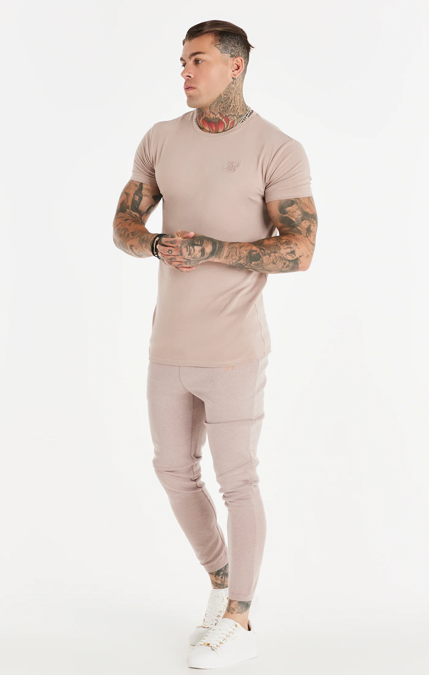 Pink Washed Fitted Tape Pant - Image 5