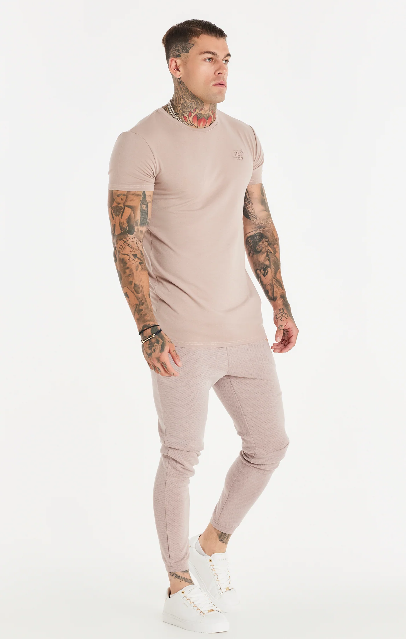 Pink Washed Fitted Tape Pant - Image 6